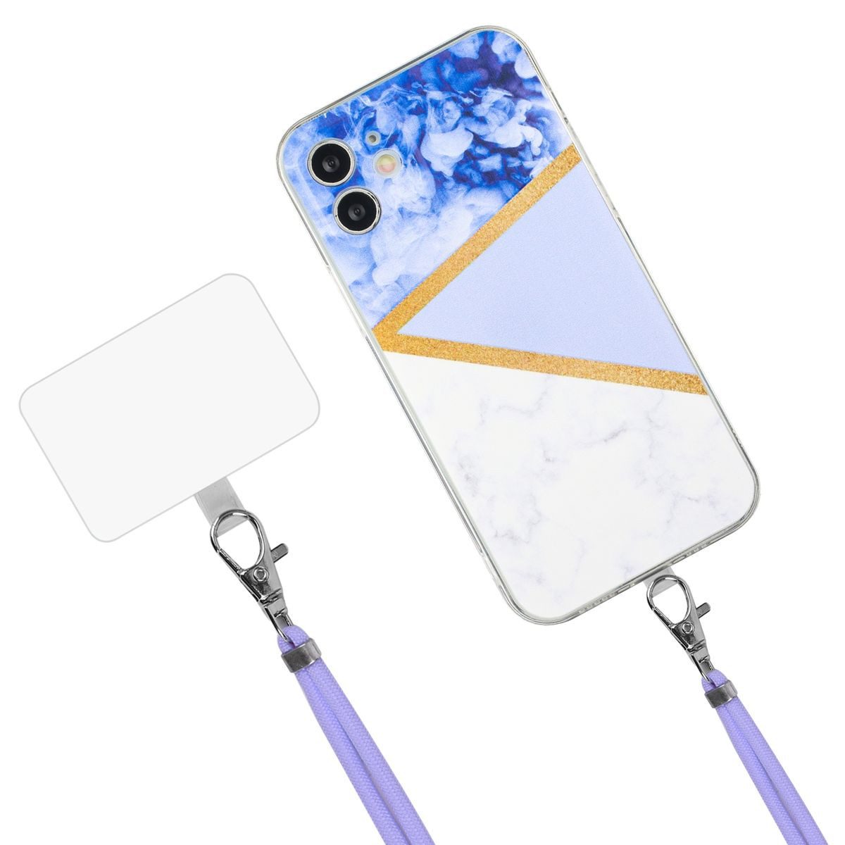 König Design Handyhülle Apple iPhone 12, Handykette Schutzhülle Case Cover Backcover Etuis