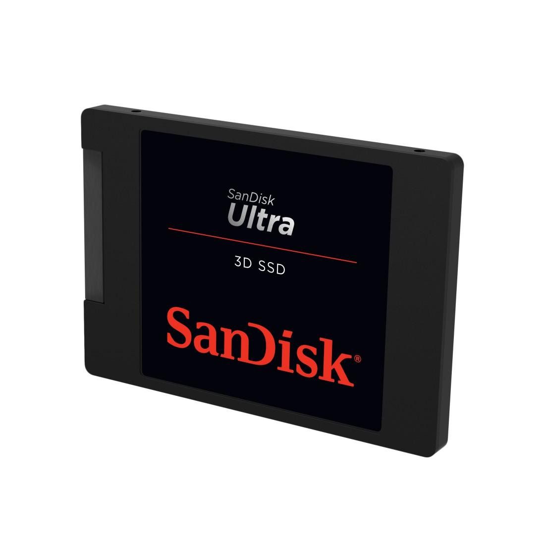 Sandisk SSD Ultra 3D SSD-Festplatte (500 GB) 560 MB/S Lesegeschwindigkeit, 530 MB/S Schreibgeschwindigkeit