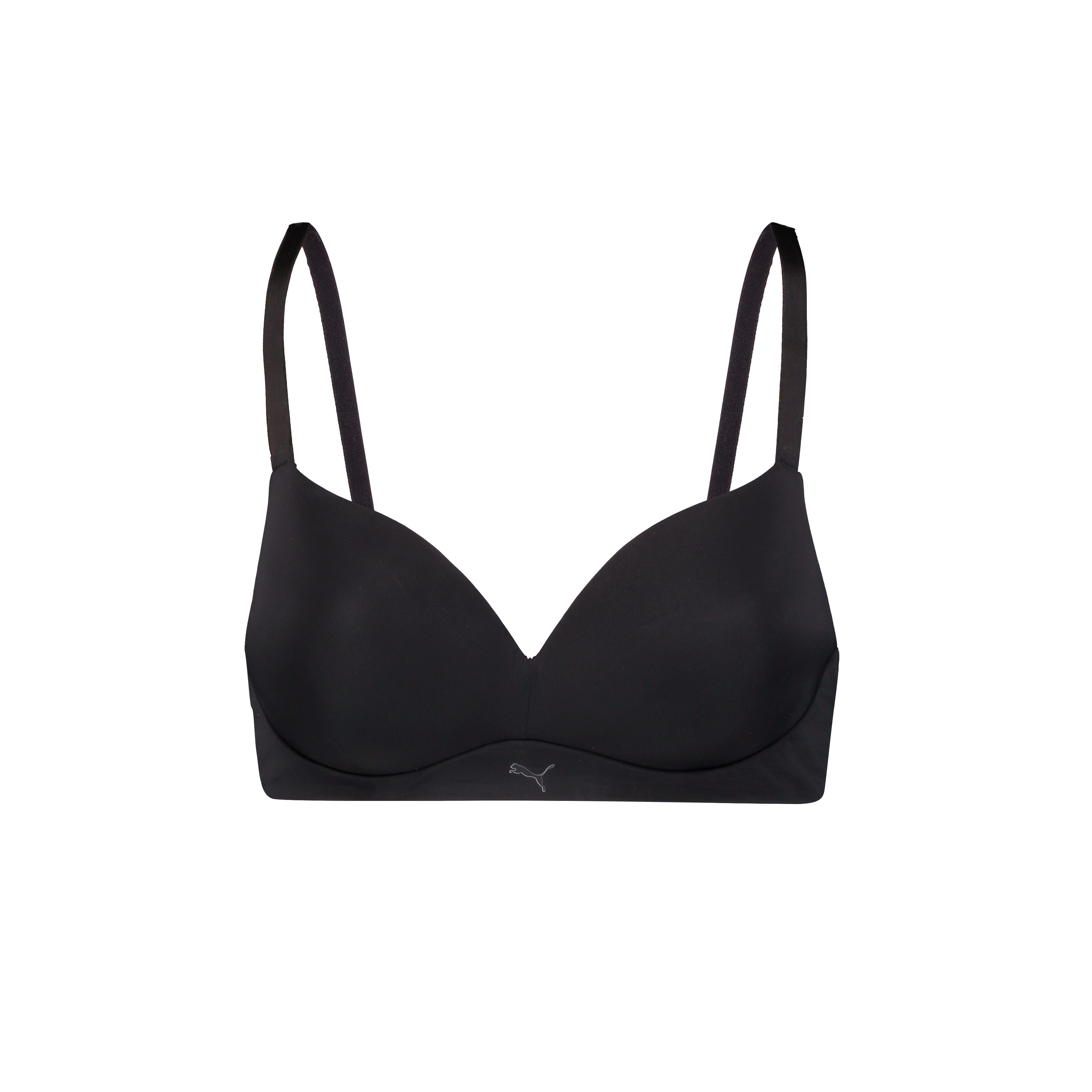 PUMA Bügelloser BH PUMA WOMEN SOFT PADDED BRA weiche Wattierung, vorgeformte Körbchen