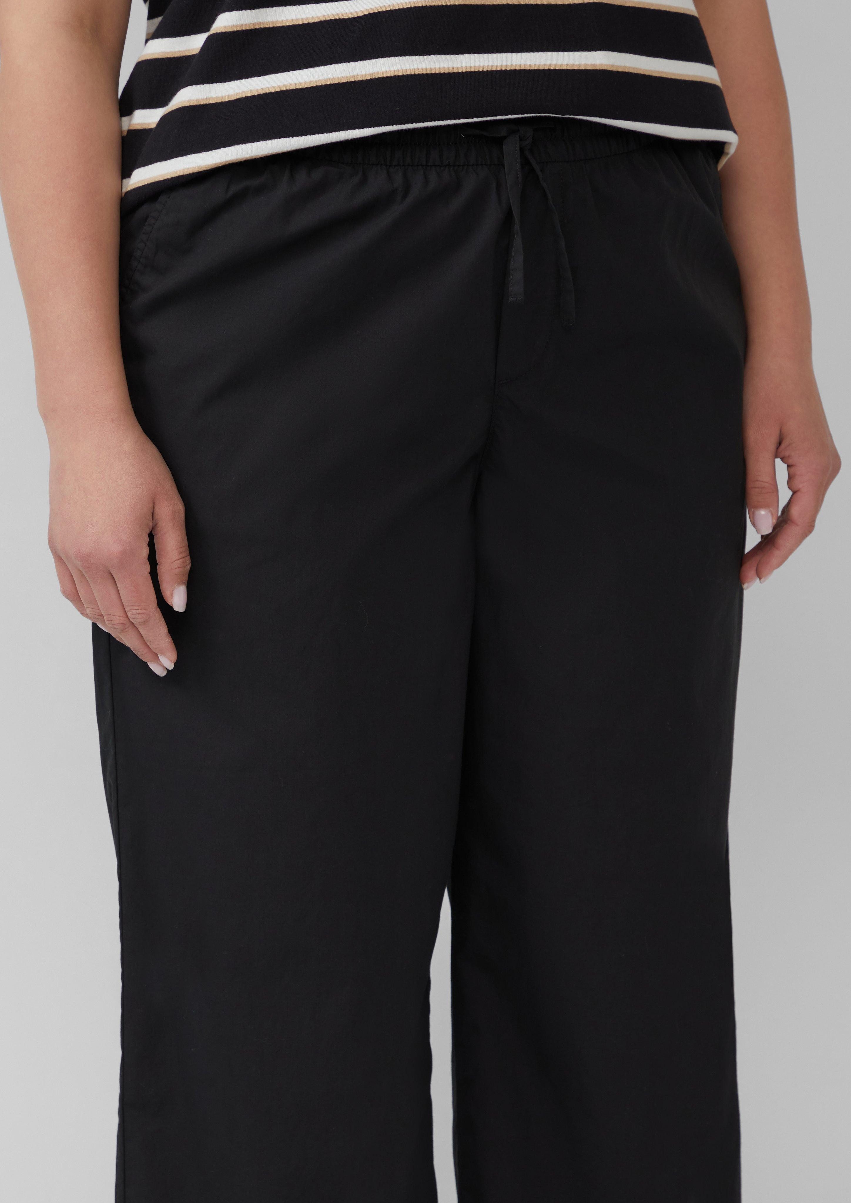 s.Oliver Stoffhose Leichte Culotte aus Baumwollmix günstig online kaufen