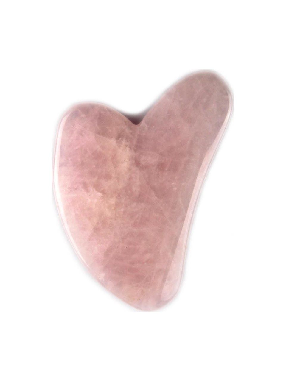 Nisan Mineralstein, Rosenquarz Gua Sha Stein – Natürlicher Massage Stein für Gesicht