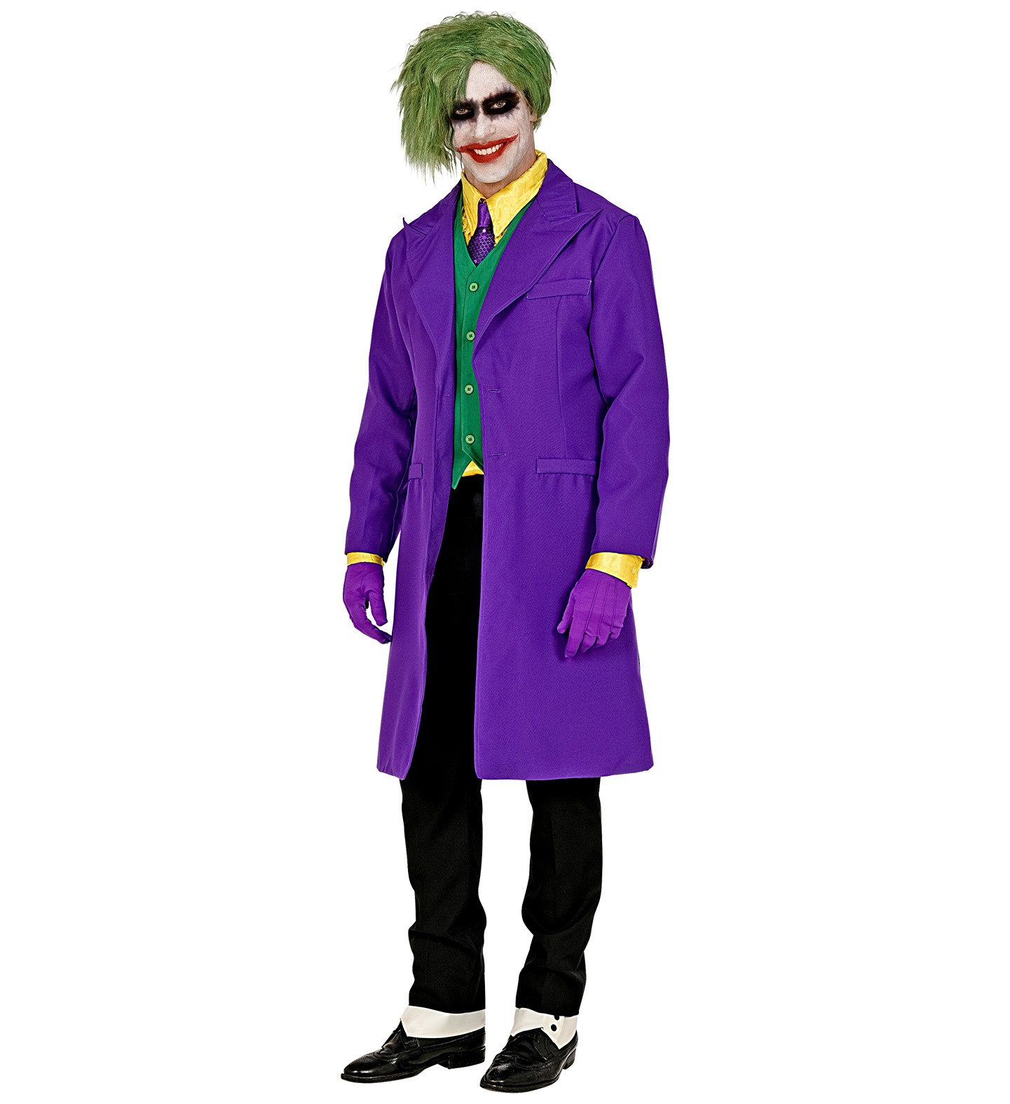 Widmann S.r.l. Clown-Kostüm Teuflisches Clown Kostüm 'Joker' für Erwachsene