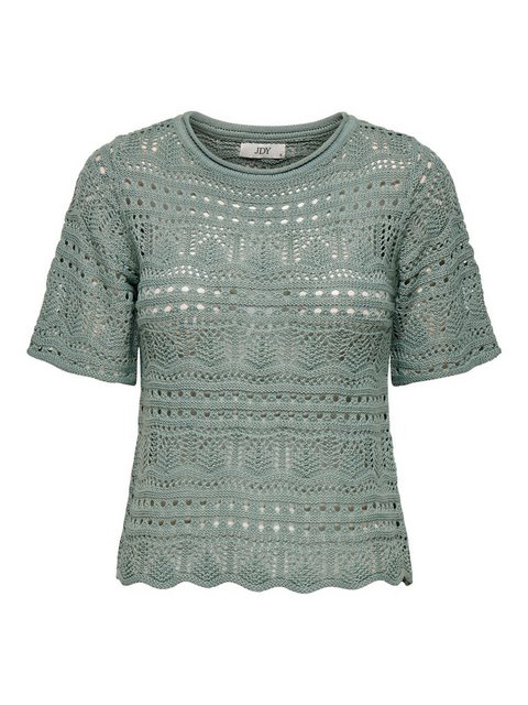 JACQUELINE de YONG T-Shirt Kurzarm Häkel-T-Shirt mit geometrischem Muster J günstig online kaufen