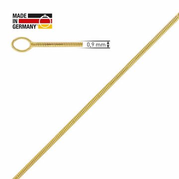 trendor Schlangenkette Feine Schlangenkette Gold 333/8K Breite 0,9 mm