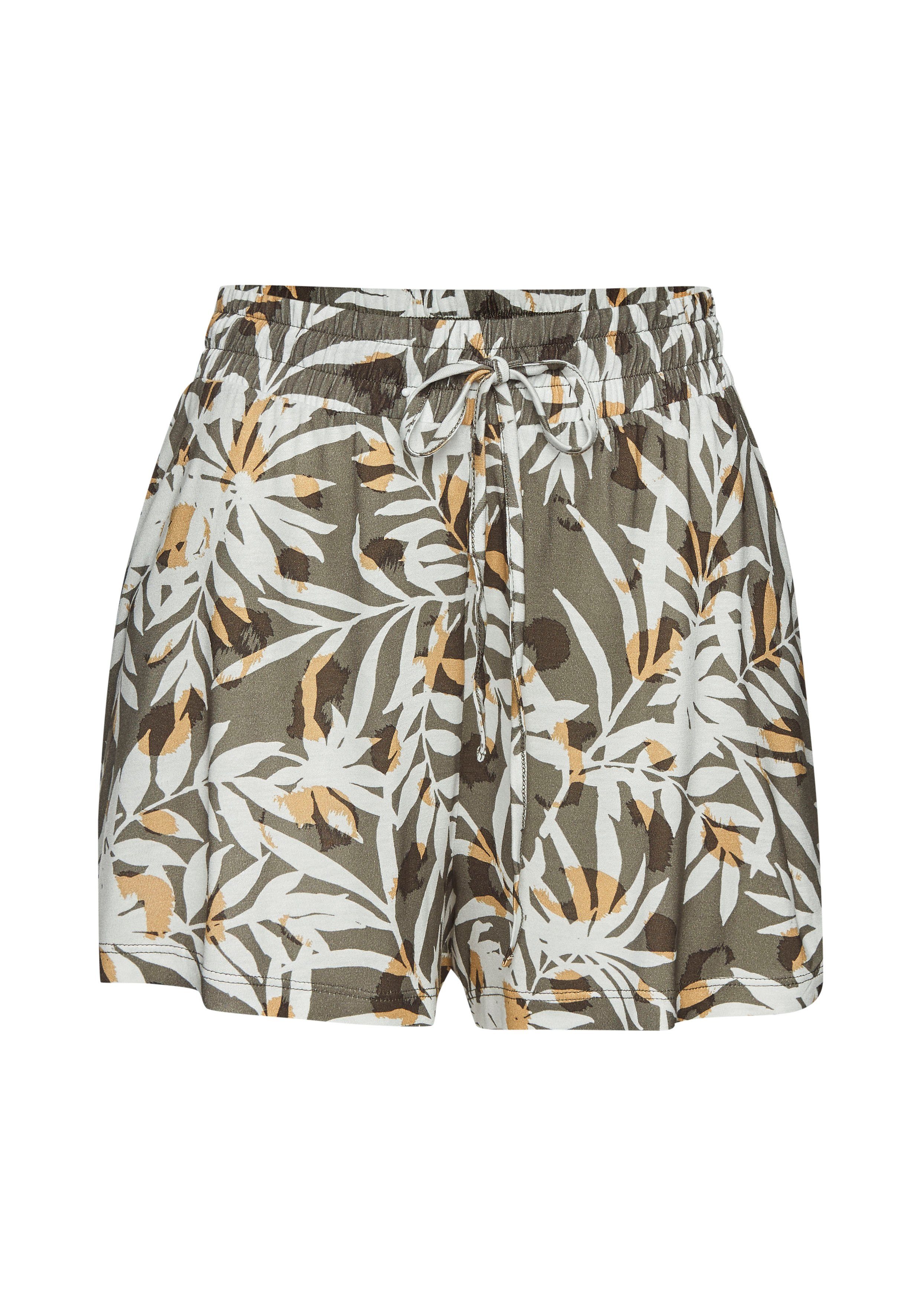 Vivance Shorts mit Alloverdruck aus Viskosejersey, günstig online kaufen
