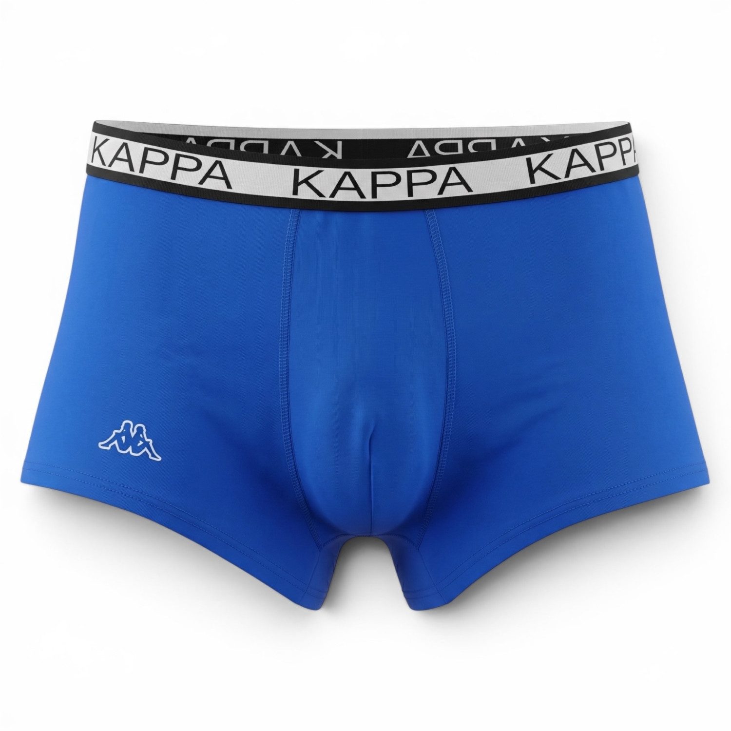 Kappa Boxershorts 4er Pack Boxershort Unterhose (19-4150) Black-Blue-Turquoise Gr. M (4er-Pack) mit Logo-Elastikbund