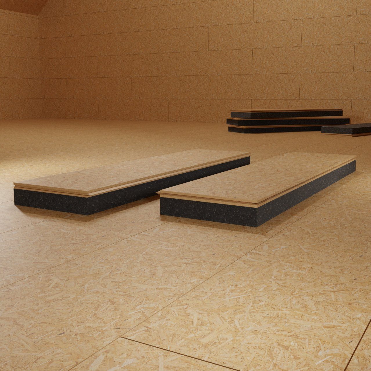 fortis Dämmplatte OSB Dachbodenelement WLG 030 78 mm