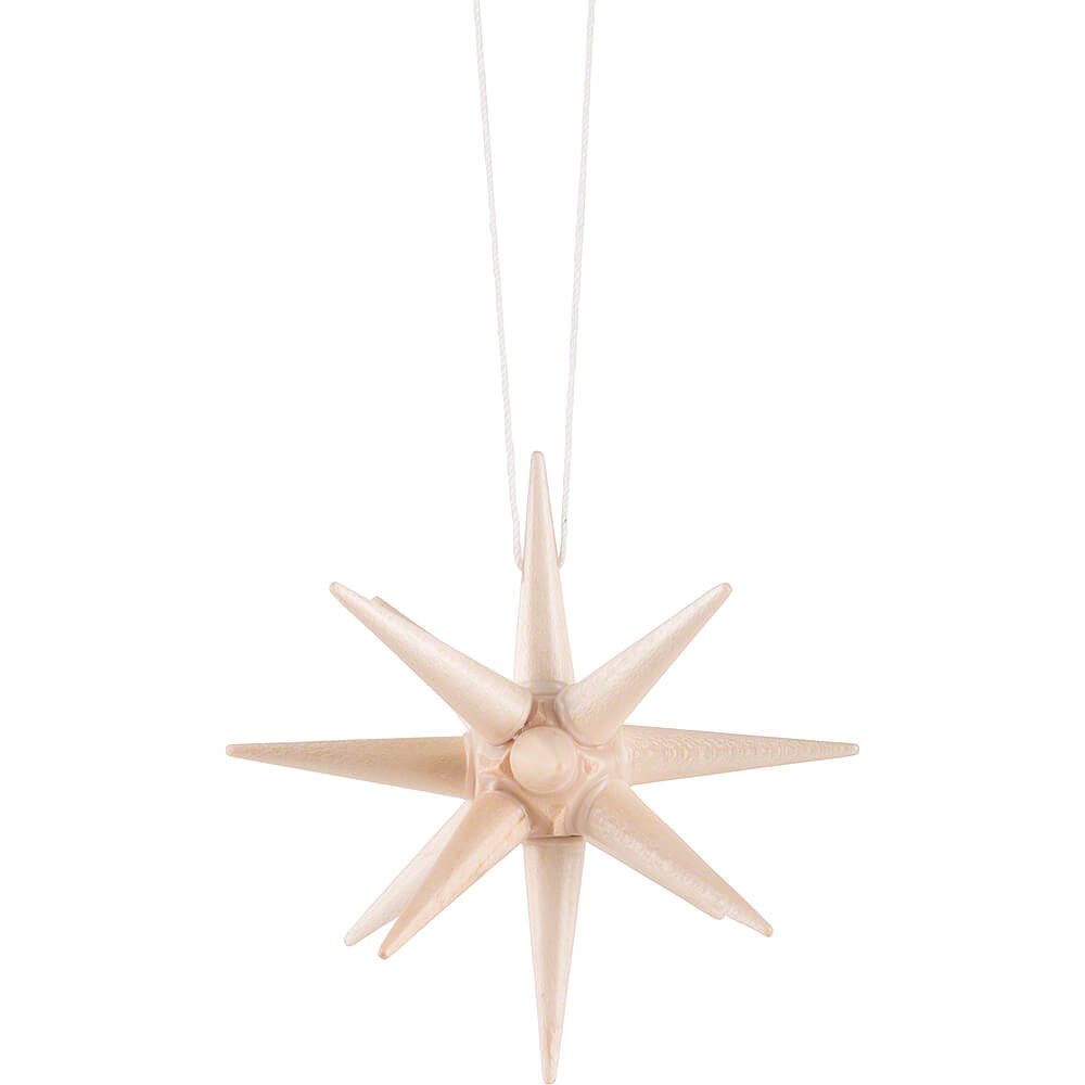 Albin Preissler Dekohänger Christbaumschmuck Weihnachtsstern natur (7cm) von Albin Preissler