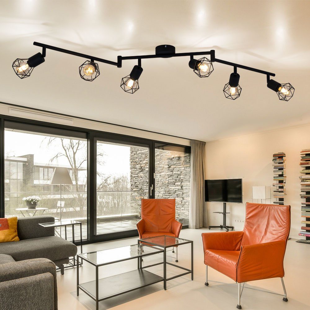 GLOBO LIGHTING Deckenspot, Leuchtmittel nicht inklusive, Retro Deckenstrahl günstig online kaufen