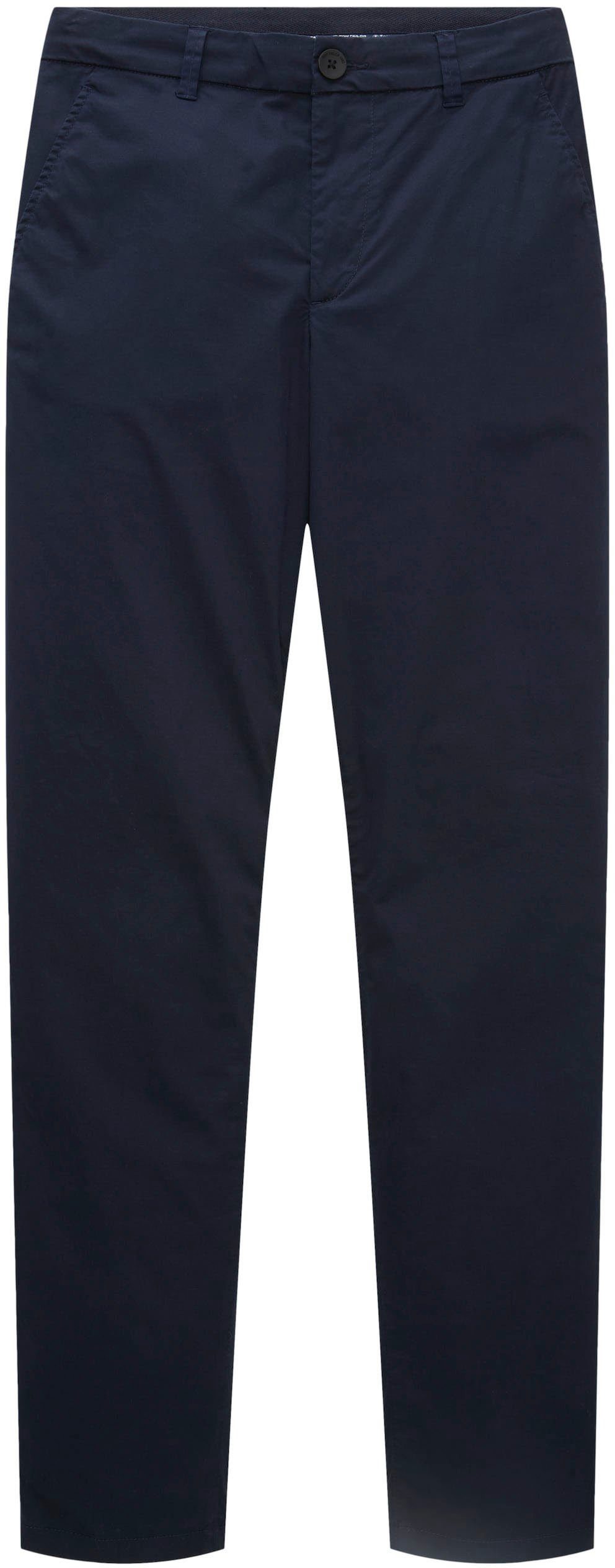 TOM TAILOR Chinohose Relaxed Tapered dunkelblau