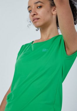 SPORTKIND Funktionsshirt Tennis Loose Fit Shirt Mädchen & Damen grün