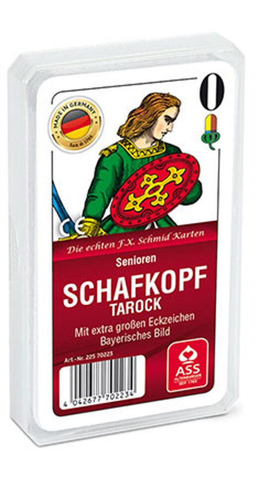 Spiel Senioren - Schafkopf/Tarock, Bayerisches Bild (Kunststoffetui)