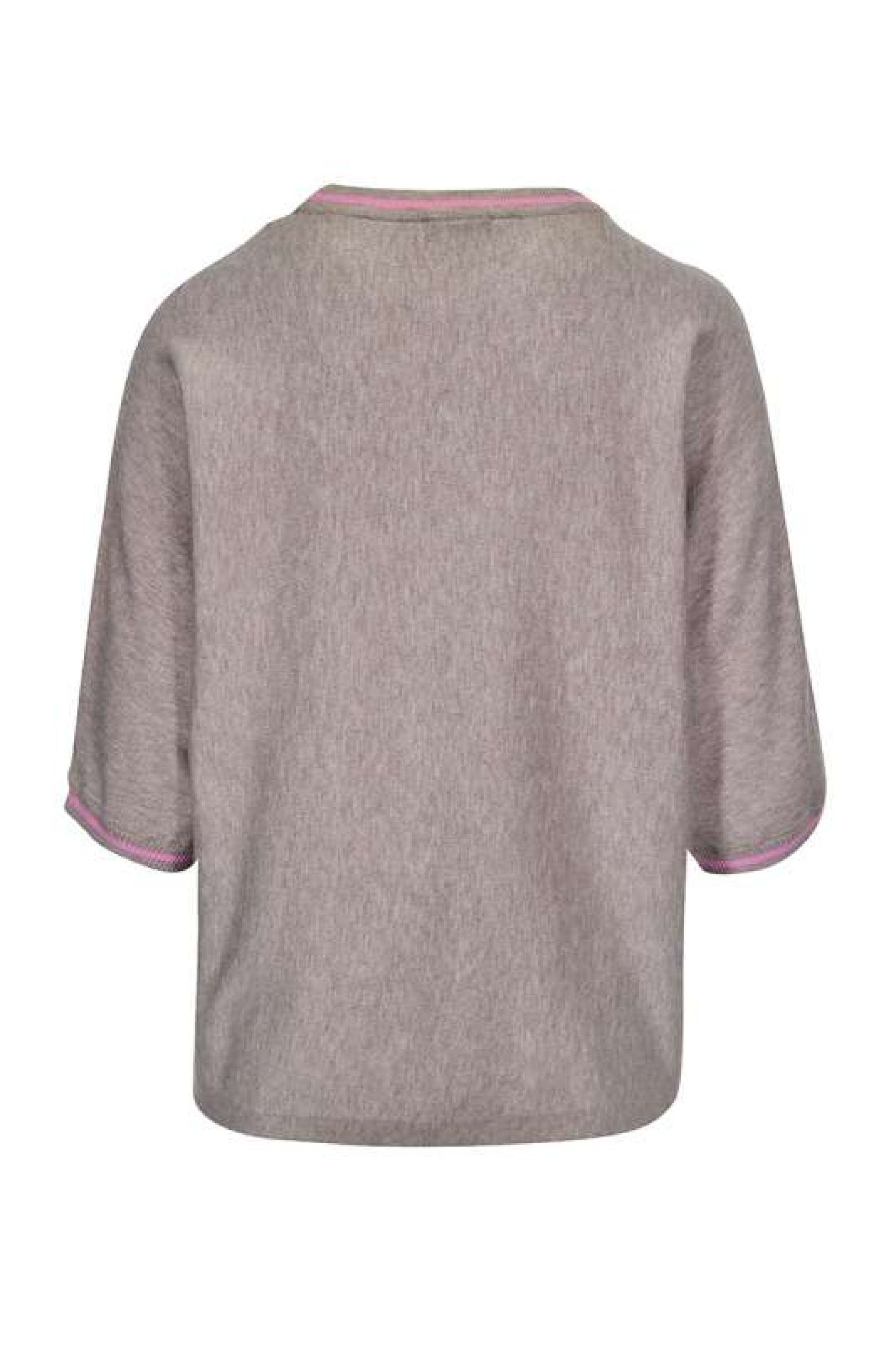 Kenny S. Rundhalspullover 3/4 A. PULLI SCHRIFT