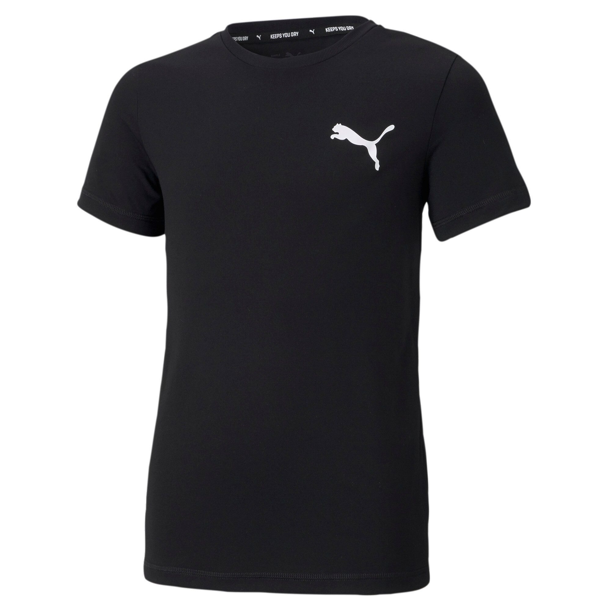 PUMA T-Shirt ACTIVE SMALL LOGO TEE B für Jugendliche, sportlicher Stil, mit Rundhalsausschnitt – Bild 4 von 5