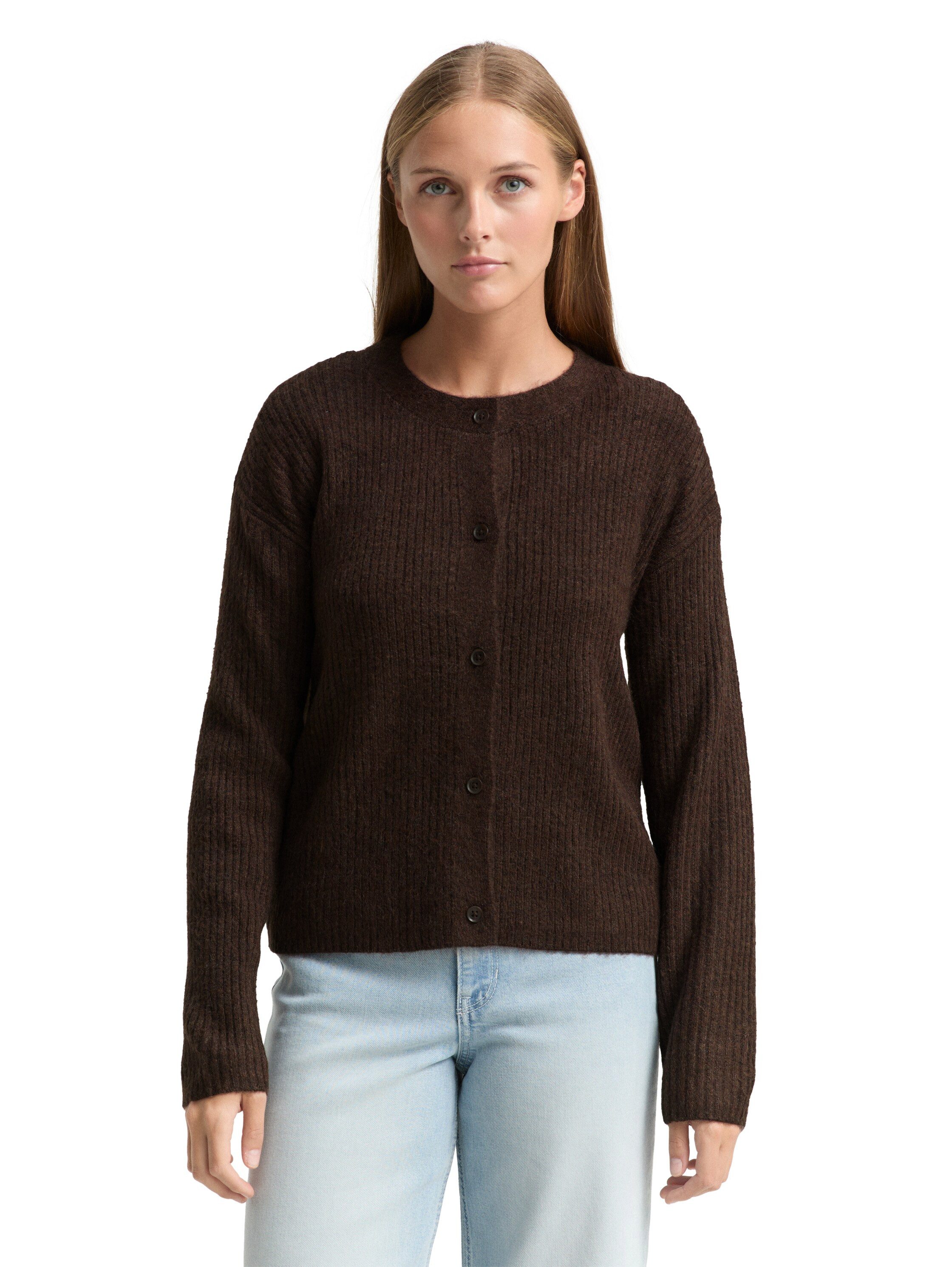 TOM TAILOR Denim Cardigan mit Struktur günstig online kaufen