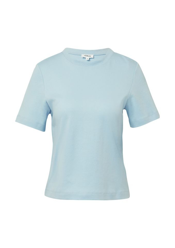 s.Oliver T-Shirt - Damen T-Shirt im verkürzten günstig online kaufen