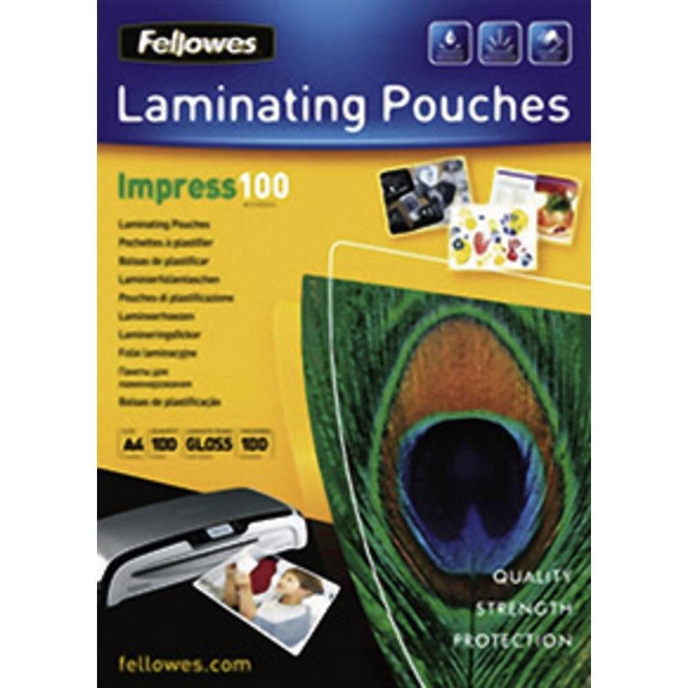 FELLOWES Laminiergerät Laminierfolie A4, 100er 5351111