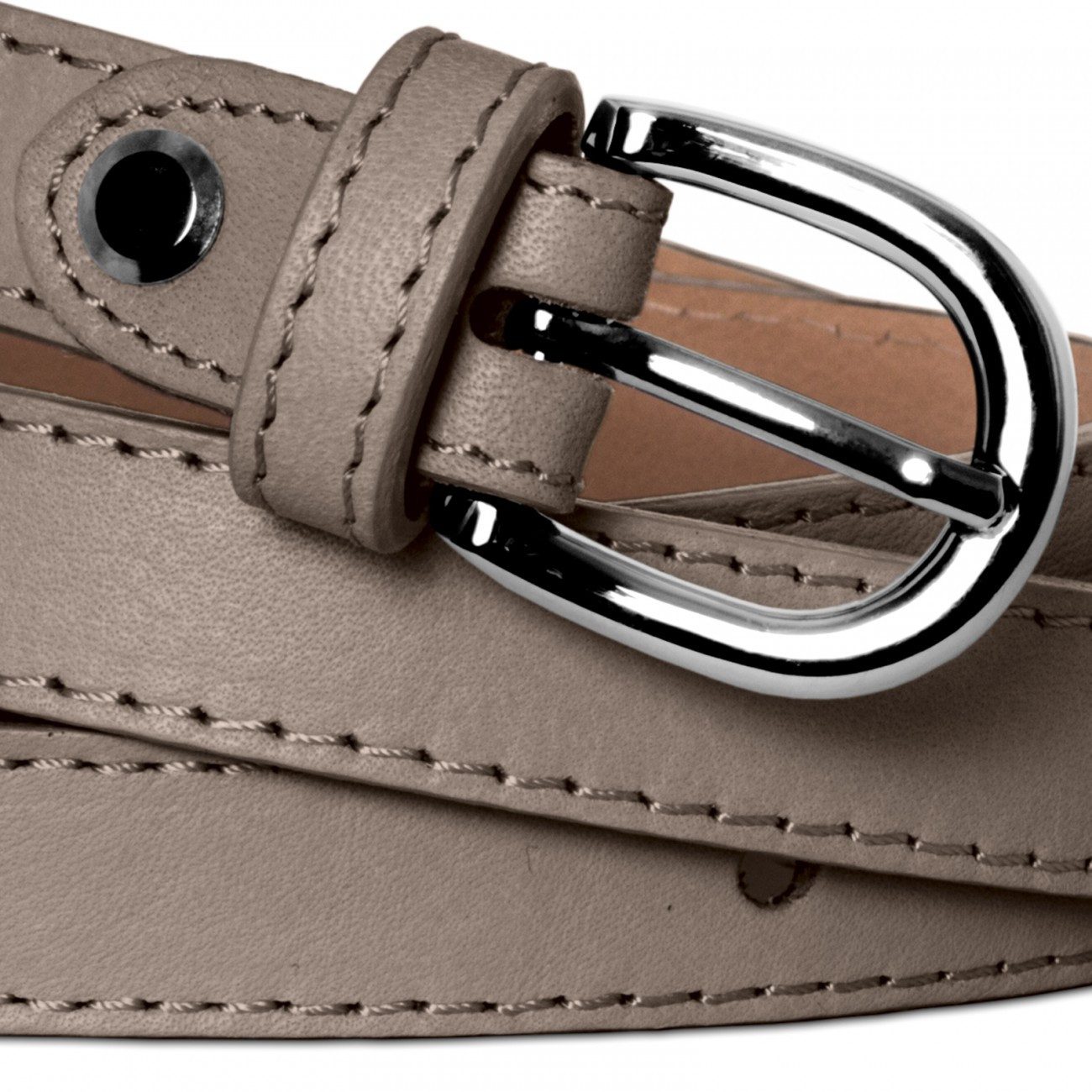 Caspar Taillengürtel GU273 aus echtem Leder günstig online kaufen