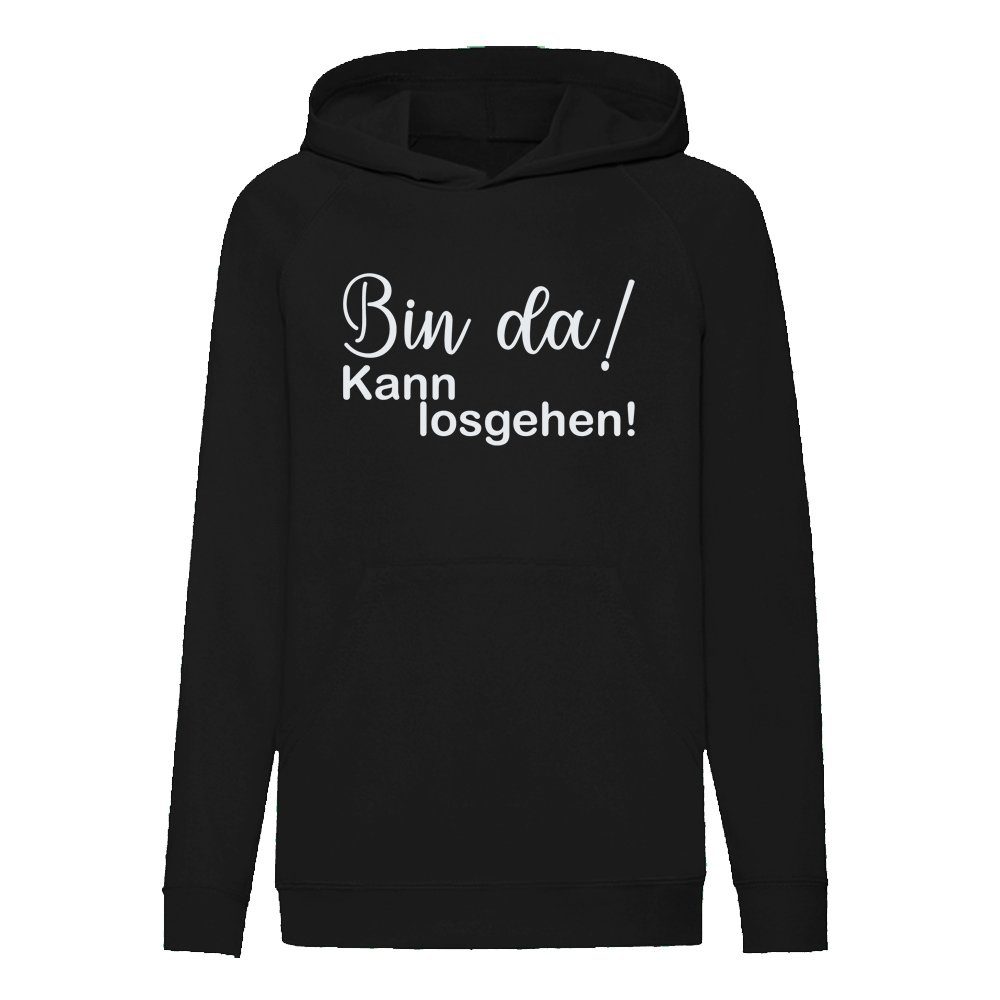 Hoodie Bin da! Kann losgehen!