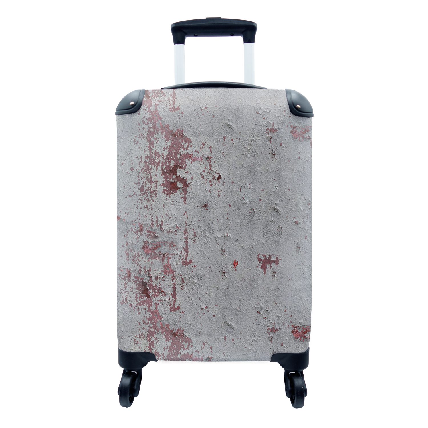 Muster, Handgepäck - Trolley, Rost - 4 mit Reisetasche für Ferien, MuchoWow Vintage - Reisekoffer Metall Handgepäckkoffer rollen, Rollen,