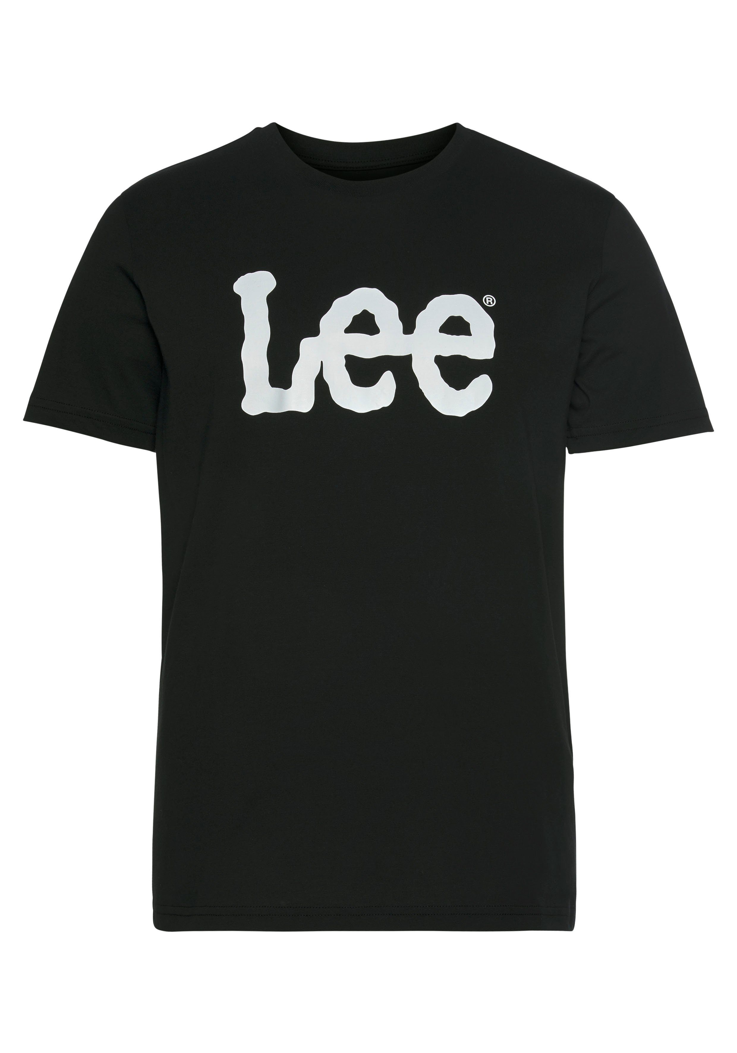 Wobbly Lee® T-Shirt LOGO TEE black