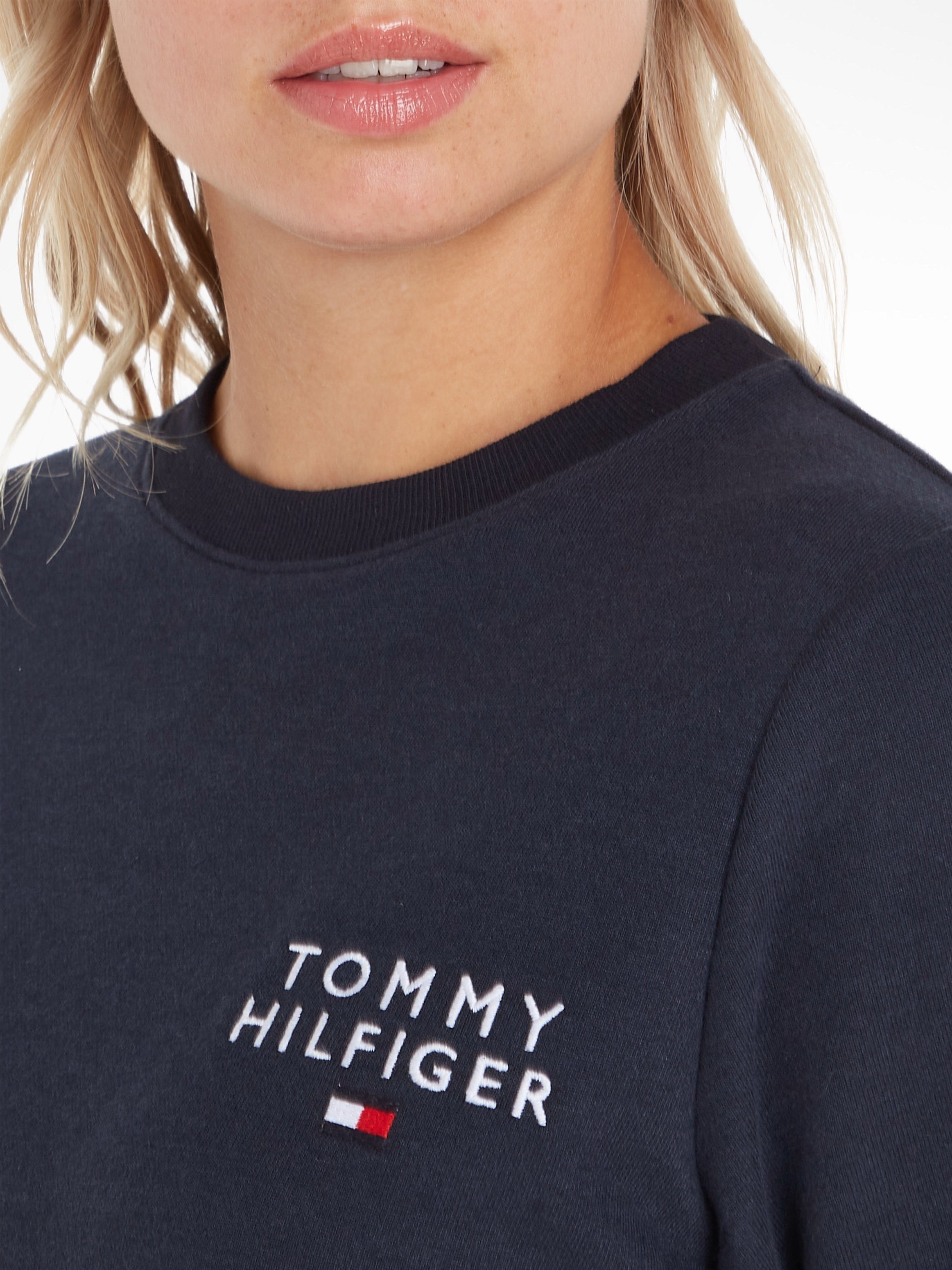 Tommy Hilfiger Underwear Rundhalspullover TRACK TOP mit Markenlabel