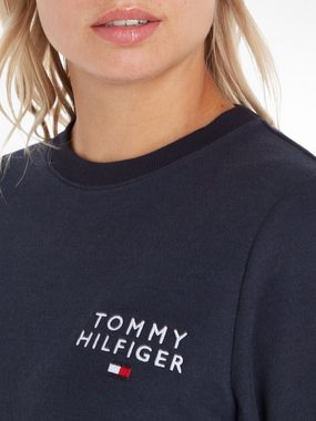Tommy Hilfiger Underwear Rundhalspullover TRACK TOP mit Tommy Hilfiger Markenlabel