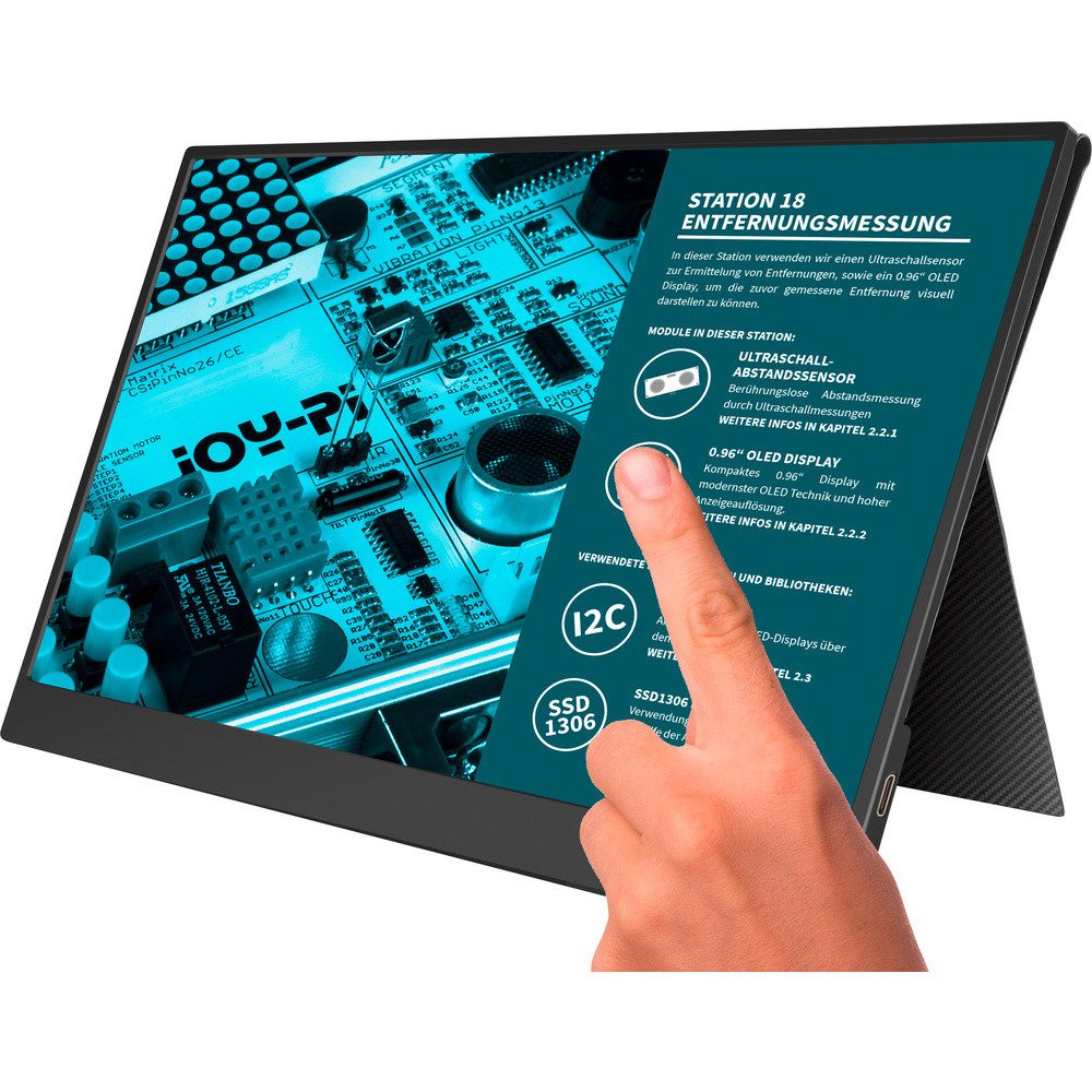 Joy-it Joy-it Joy-View 13 Touchscreen-Monitor EEK: A (A - G) 33.8 cm (13.3 Z Smart Monitor
