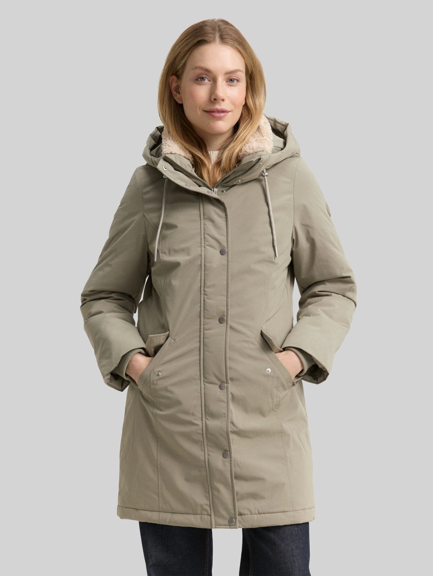 TOM TAILOR Steppmantel Jacken Winter Parka mit Kapuze