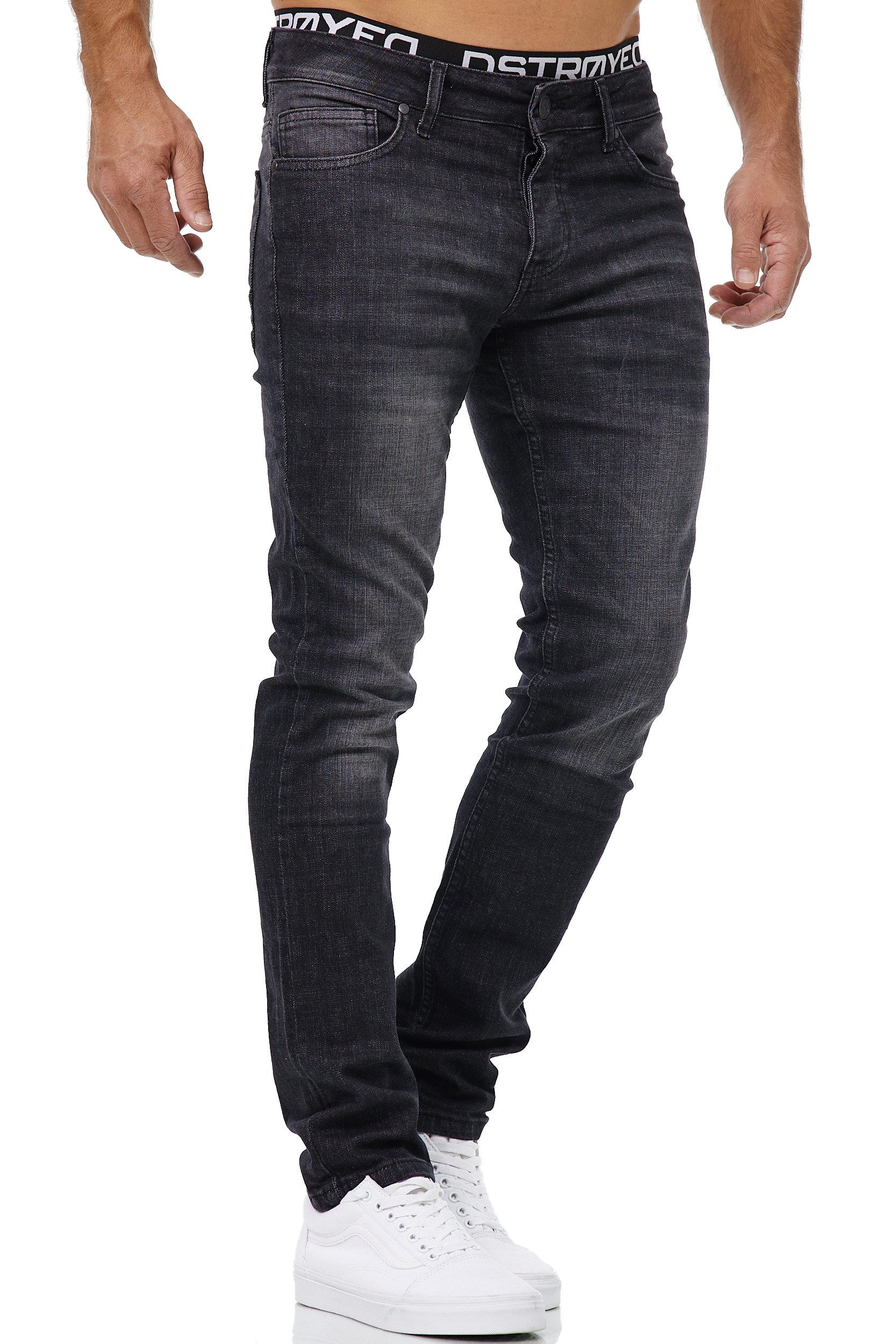 MERISH Slim-fit-Jeans MERISH Jeans Herren Slim Fit Jeanshose Stretch Designer Hose Denim