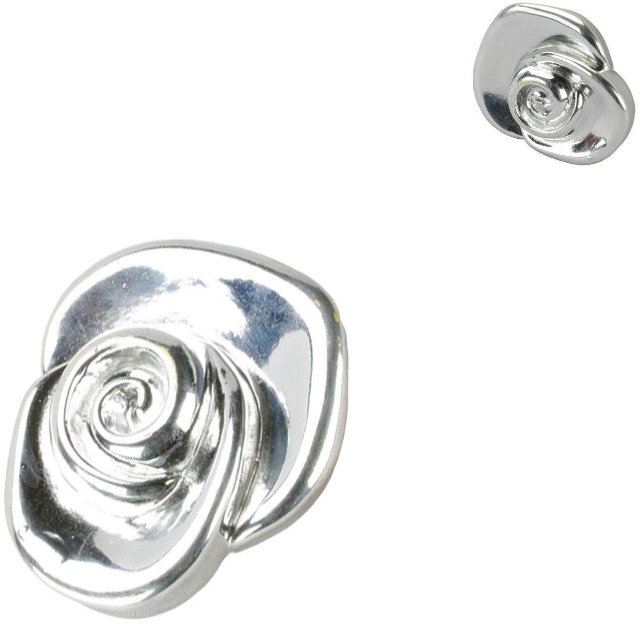 Dekomagnet Rose, Liedeco, Gardinen, (Packung, 2-St), für metallische Flächen