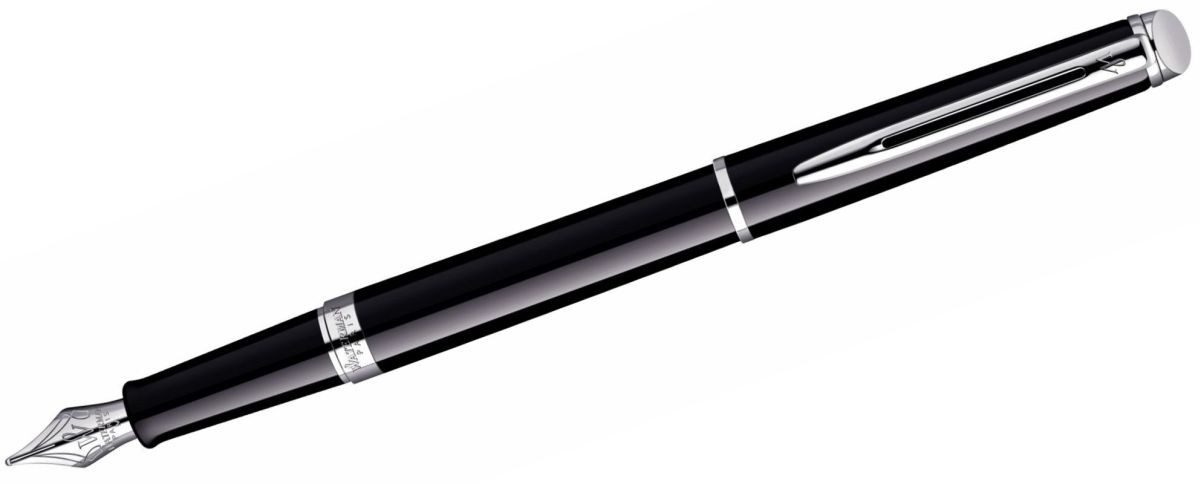 Waterman Füllfederhalter Füllhalter Hemisphere Lack schwarz C.C. M