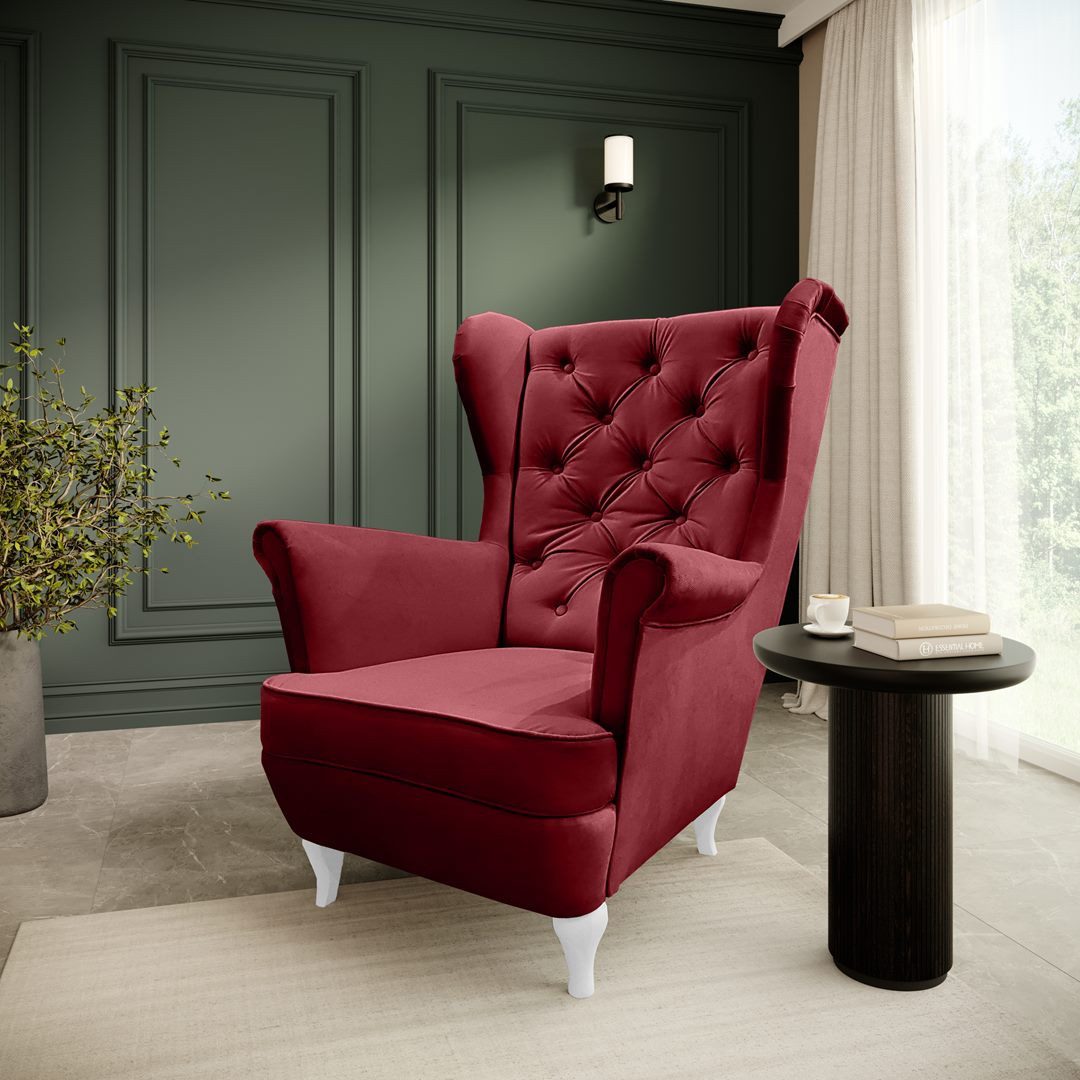 Beautysofa Ohrensessel Ohrensessel Sessel FALCO Chesterfield günstig online kaufen