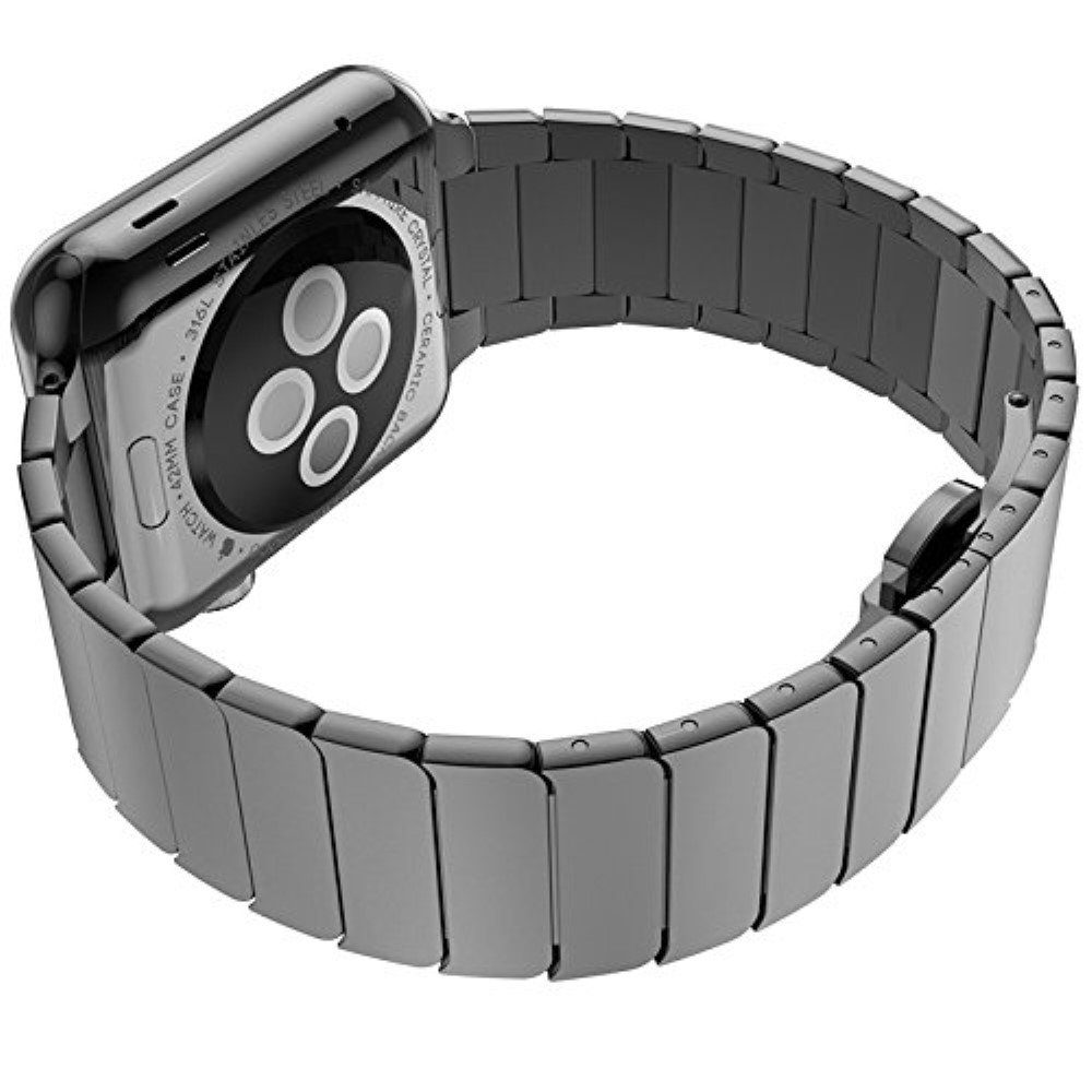 CoverKingz Smartwatch-Armband Gliederarmband für Apple Watch 49/45/44/42mm Band Series, Gliederarmband Faltschließe Serie Ultra 2/Ultra/10/9/8/7/6/SE/5/4/3/2