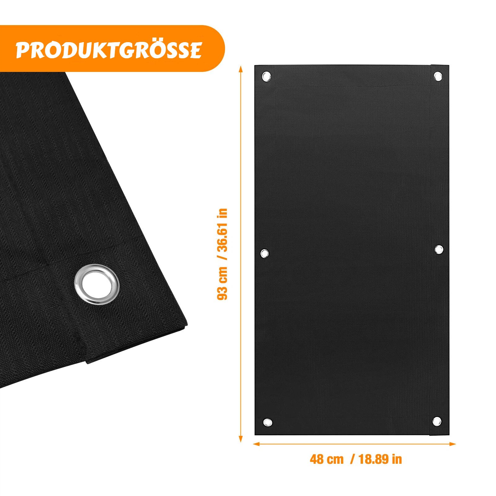 BlingBin Verdunkelungsvorhang 48x93 cm Verdunkelungsvorhang, Verdunklungsrollo Ohne Bohren (1 St), 4-Punkt-Aufhängung, blickdicht, Verdunkelung Rollo Tragbar mit Saugnäpfen für Schlafzimmer Reisen