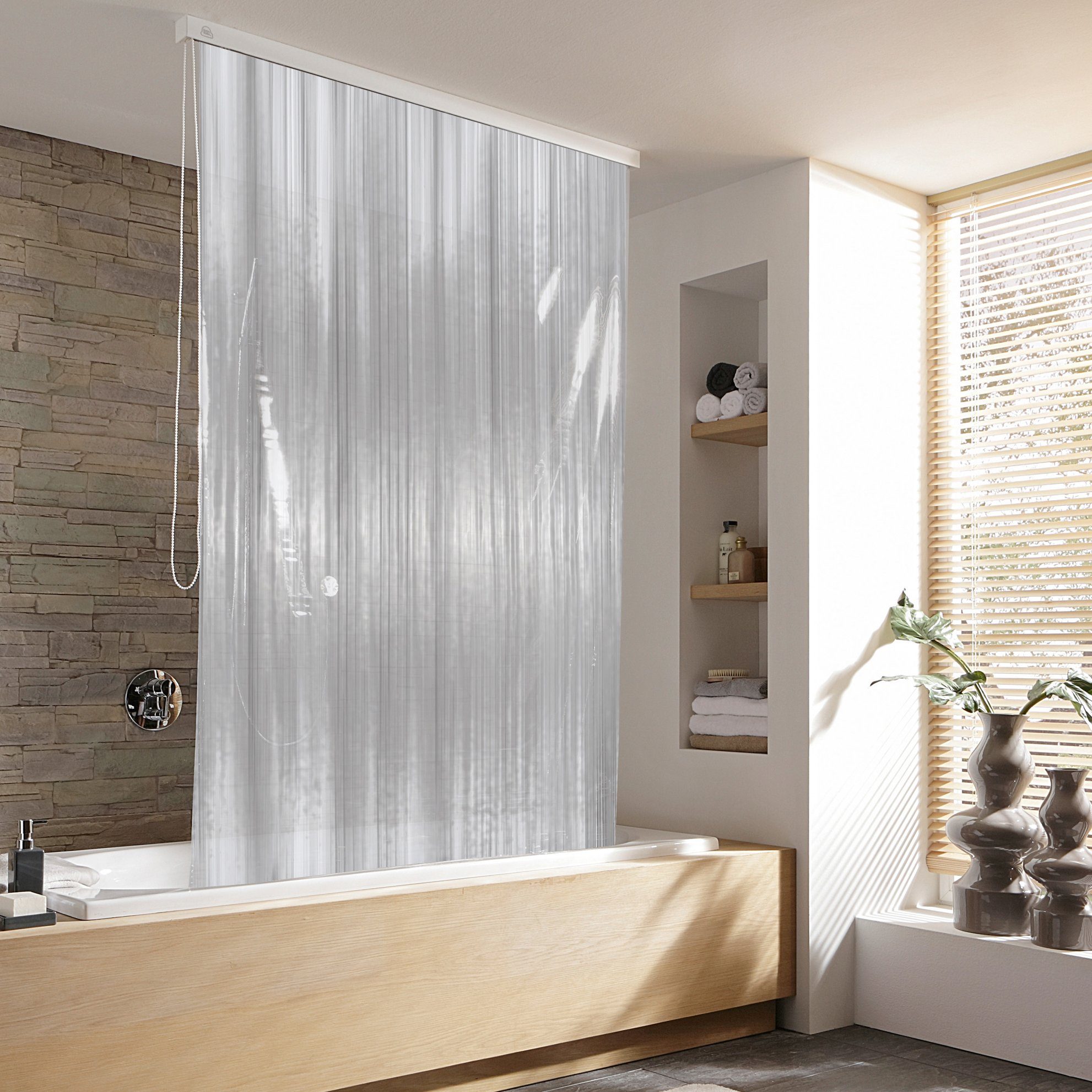 Kleine Wolke Duschrollo Breite 128 cm, ausziehbar, 128 x 240 cm günstig online kaufen