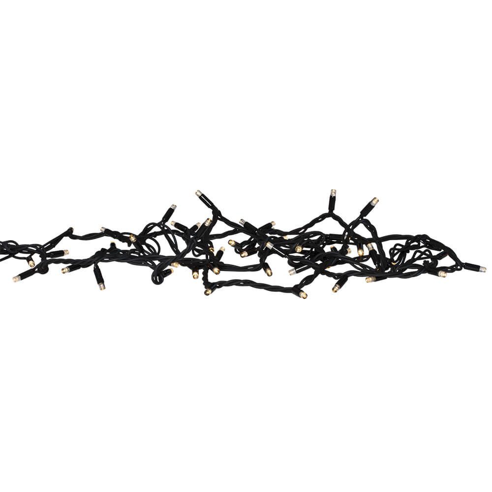 Markslöjd LED-Lichterkette Chrissline Combi 100 warmweiße LEDs 10m, Verlängerungskette