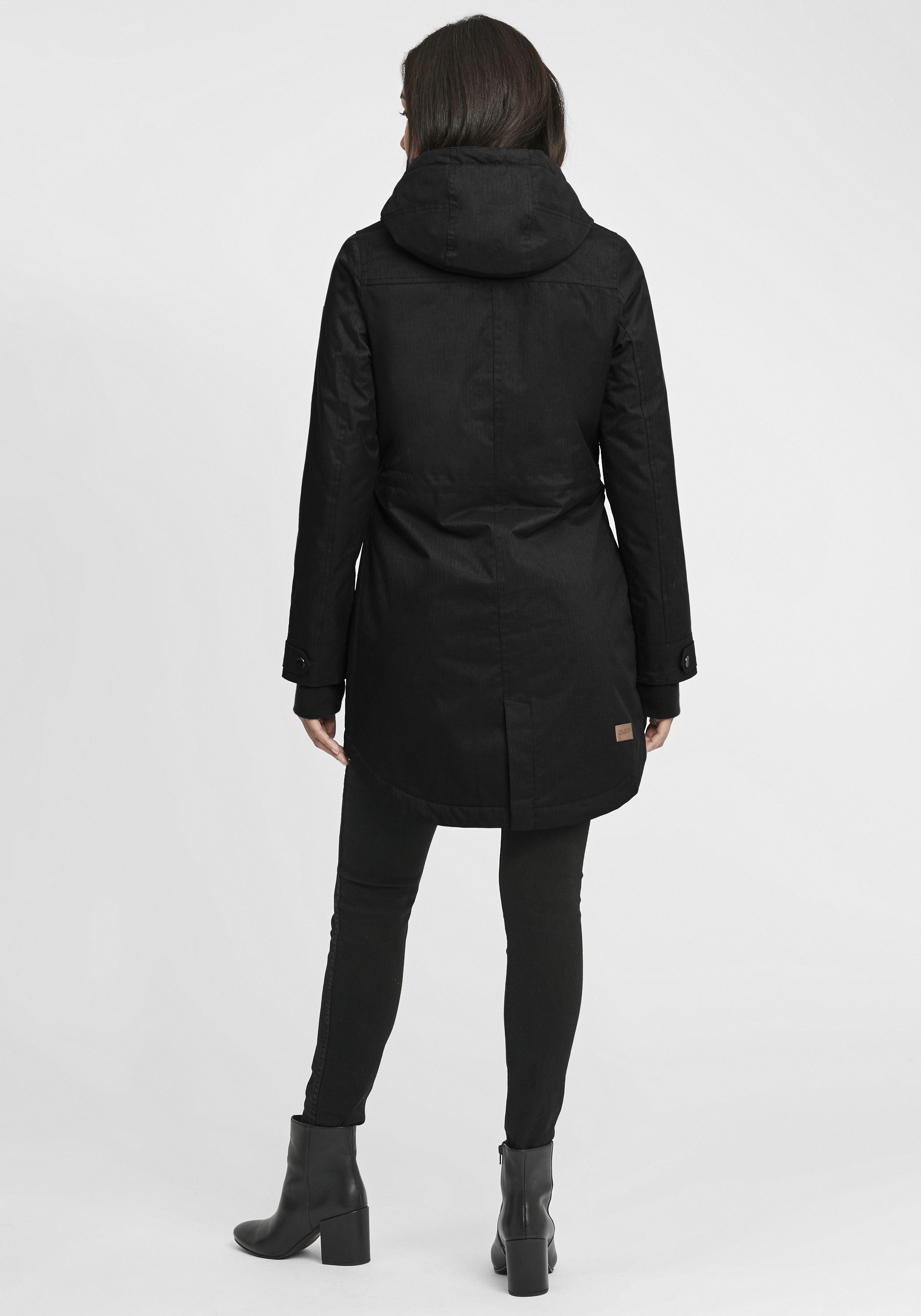 OXMO Parka OXBella Warme Jacke mit hochabschließendem Kragen