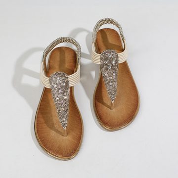 ZWY Flache Schuhe für Damen,Sandalen,atmungsaktiv Badesandale