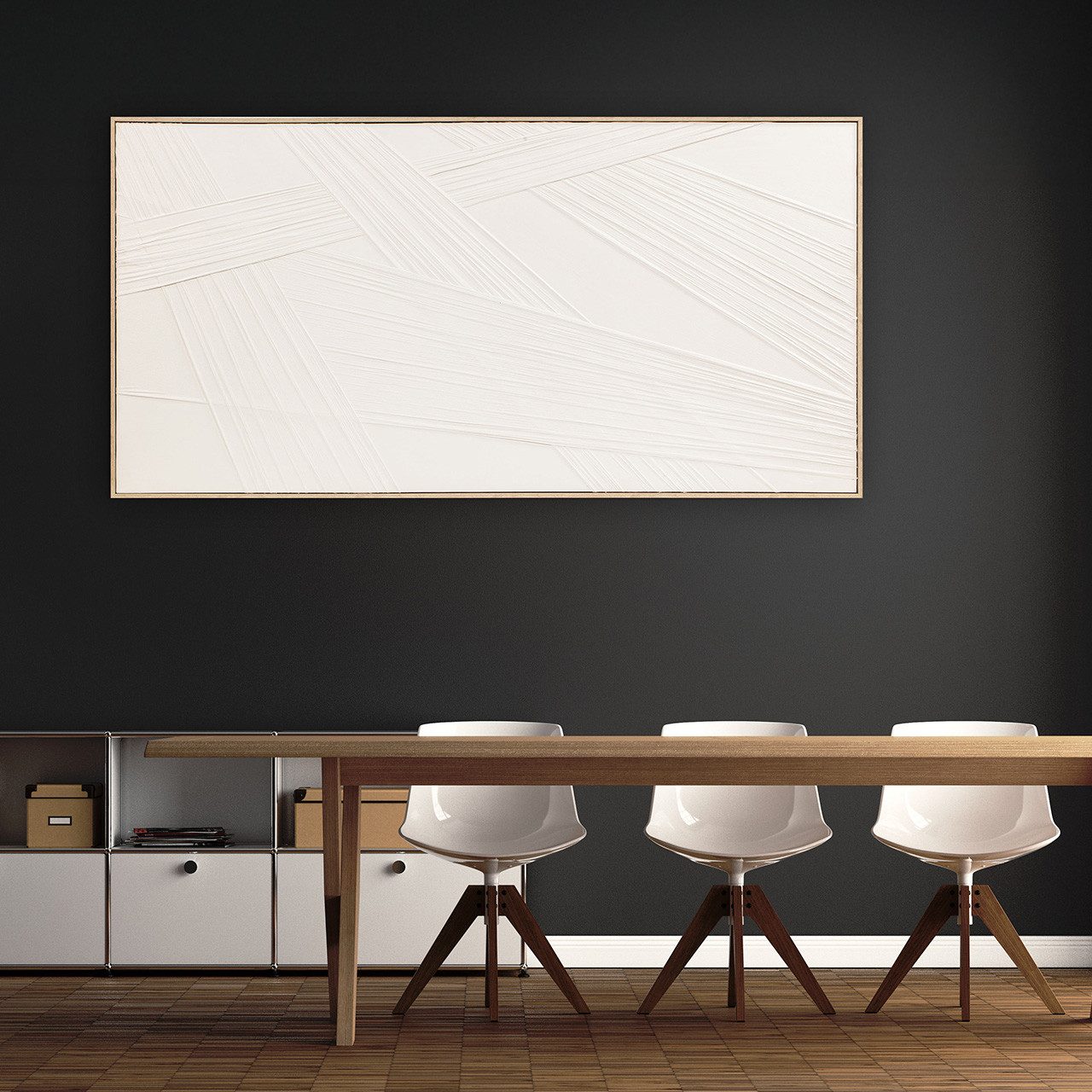 ArtUniverse Gemälde Floating Tensions 70 x 140 cm, Abstrakt