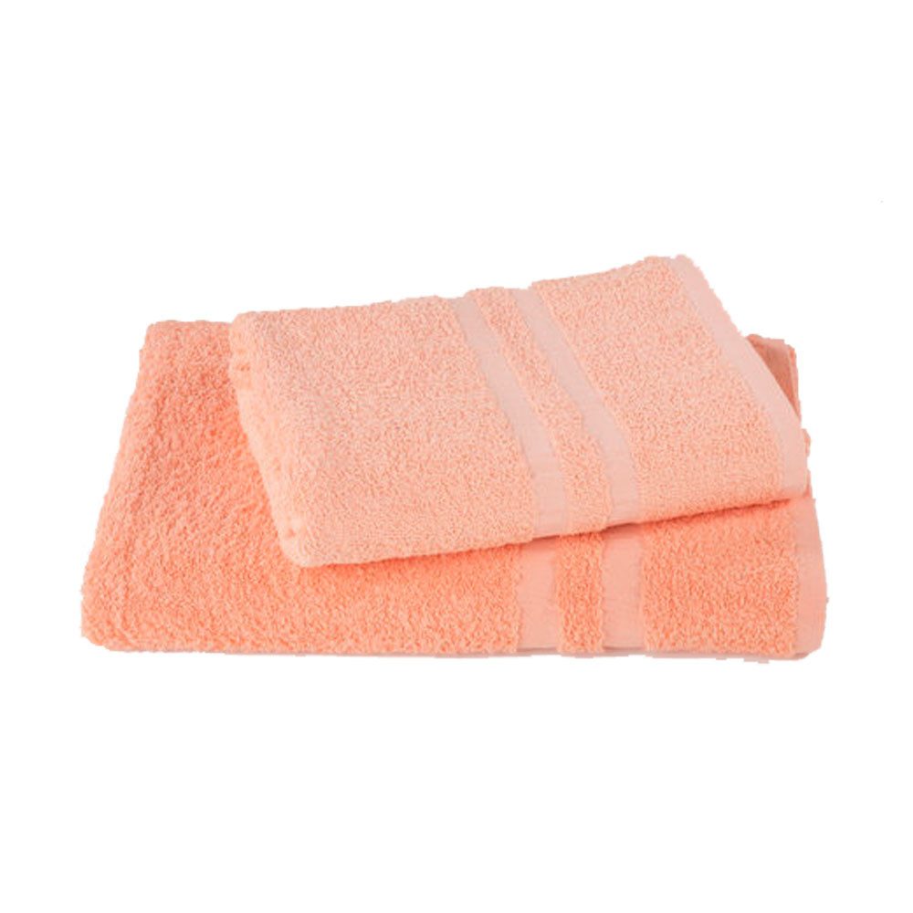 PFLEGE POINT Handtuch Frottierserie Colori kochfest apricot Duschtuch (70 x günstig online kaufen