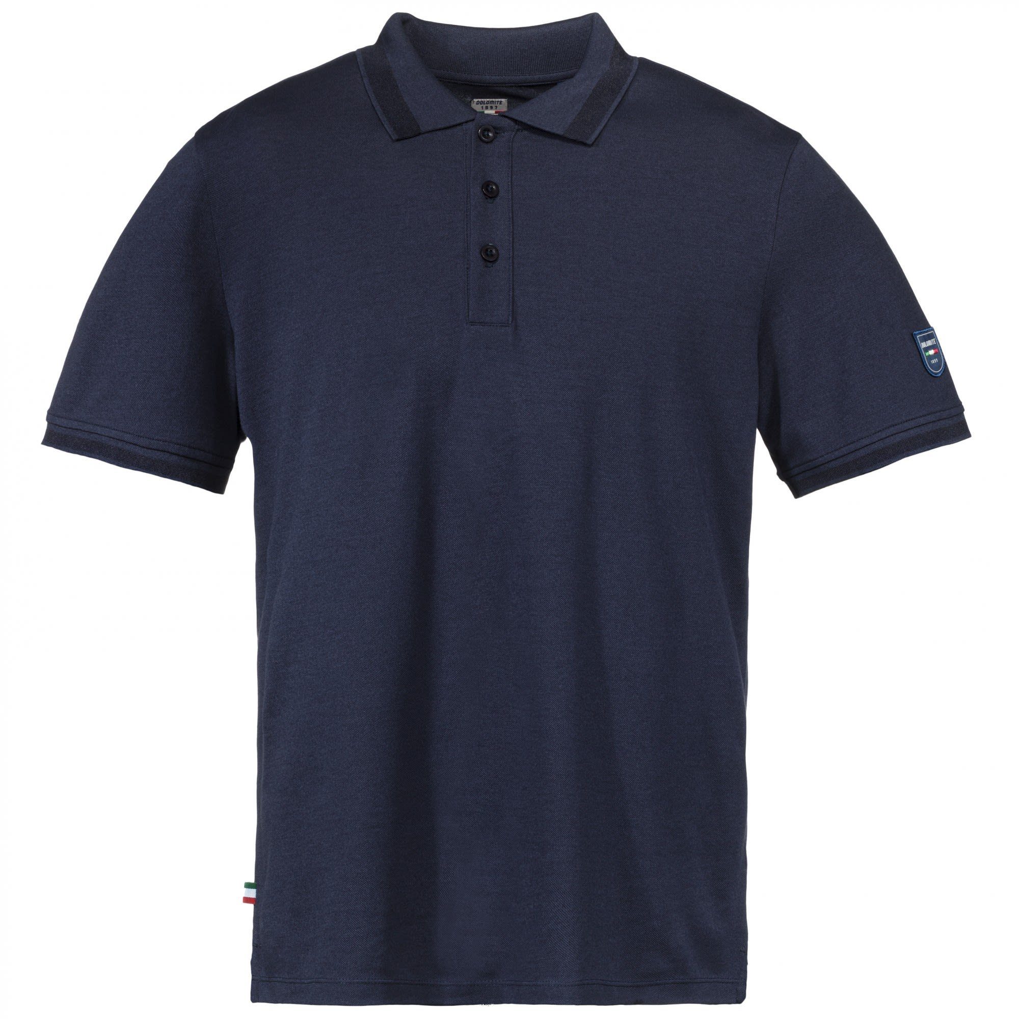 Dolomite T-Shirt Dolomite M Corvara Polo Shirt Herren Kurzarm-Shirt Wood Blue