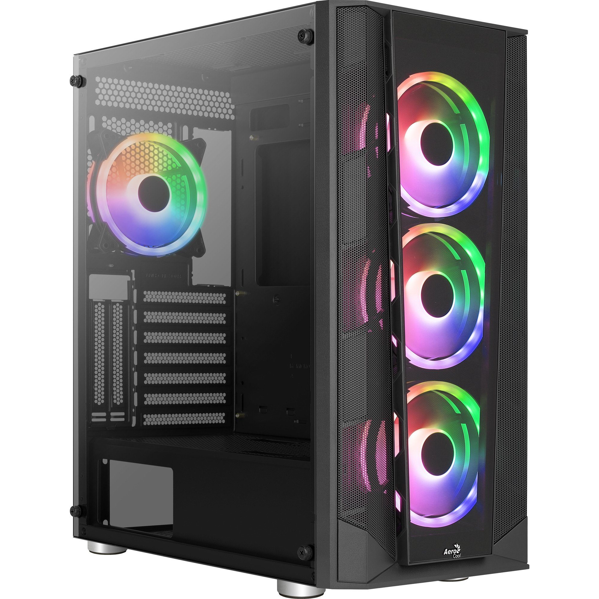 PC-Gehäuse Aerocool Prism ARGB, Tower-Gehäuse, (Tempered
