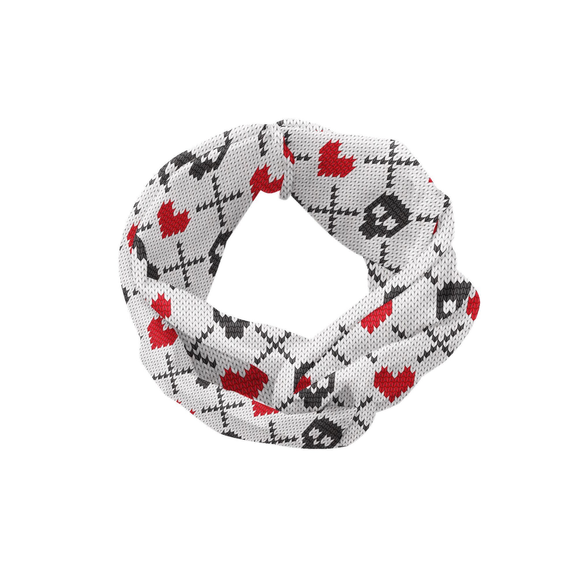Schädel-Rot-Herzen Geometrisch Elastisch accessories Stirnband und alltags Angenehme Abakuhaus