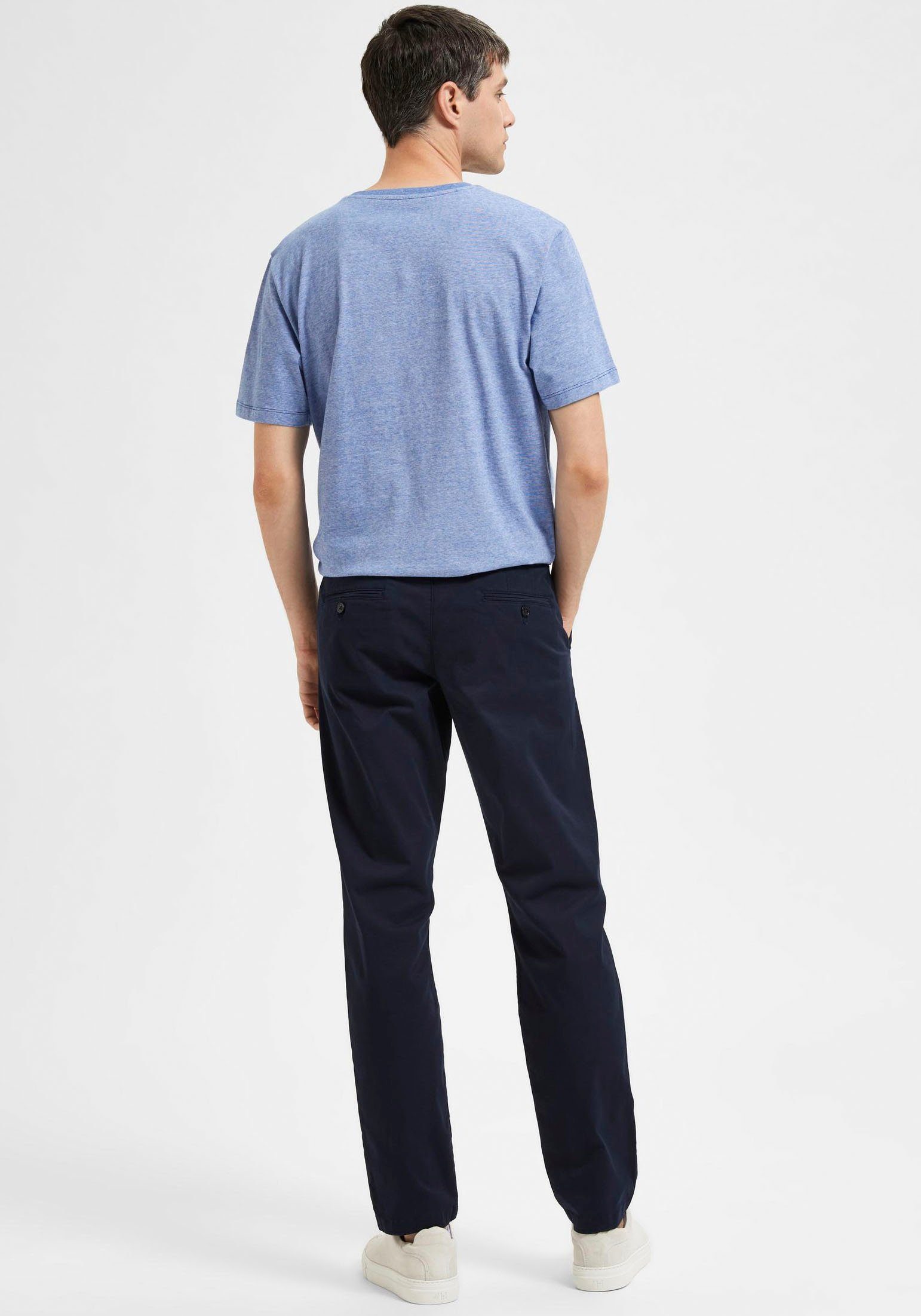 Sapphire Dark SLH175-SLIM MILES SELECTED NEW HOMME Chinohose PANT FLEX NOOS