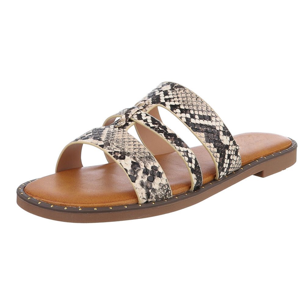 Ital-Design Elegante Damen-Sandalen aus veganem Material, günstig online kaufen