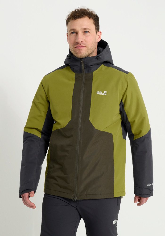Jack Wolfskin Winterjacke STONETRAIL 2L INS JKT M Winterjacke mit Kapuze, wasserdicht, warm