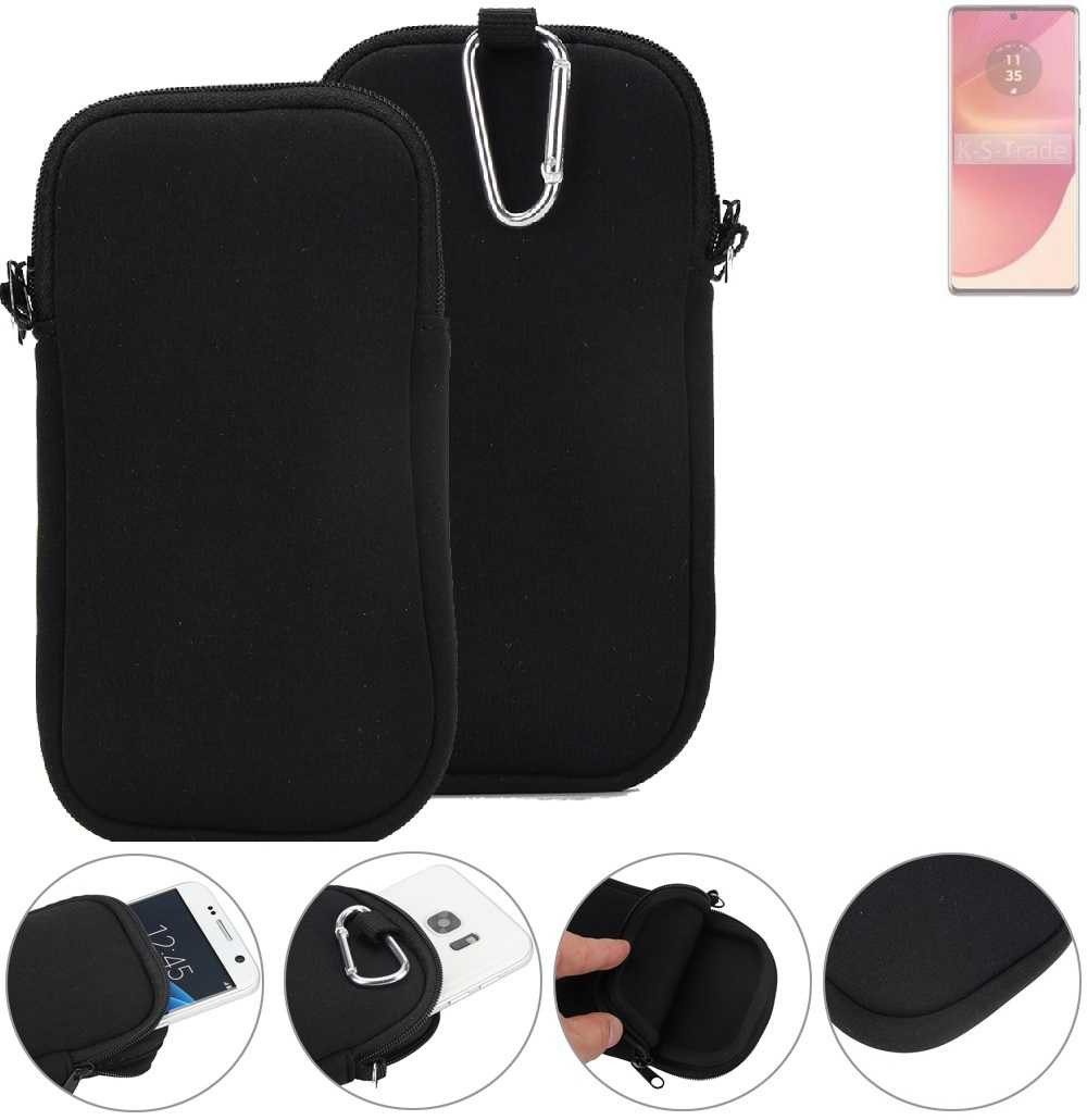 K-S-Trade Handyhülle für Motorola Edge 50 Fusion, Neopren-Hülle Handyhülle Schutzhülle Neoprenhülle Sleeve