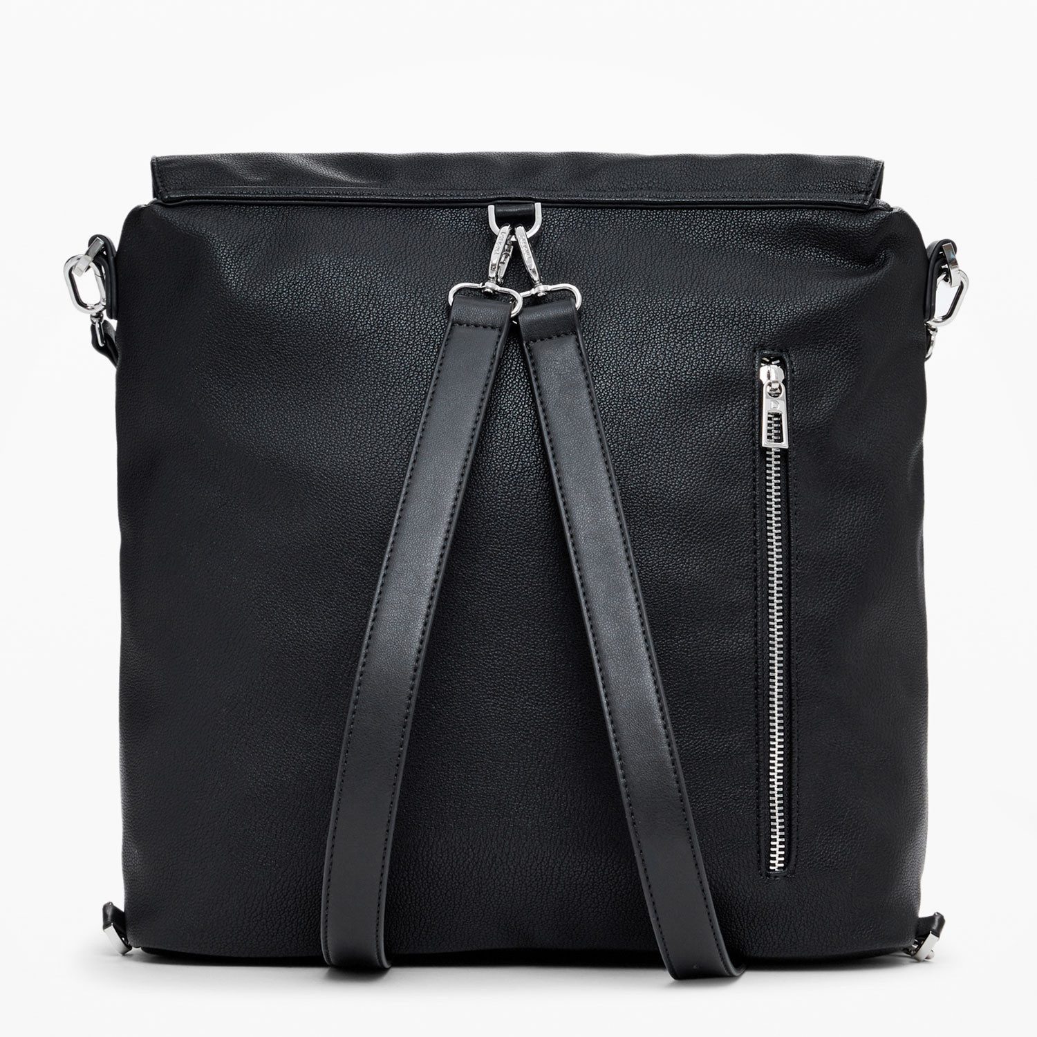 Desigual Umhängetasche Desigual Damen Rucksack/Tasche 2in1 Mickey Studstyle Jersey Black (1, 1-tlg., 1)