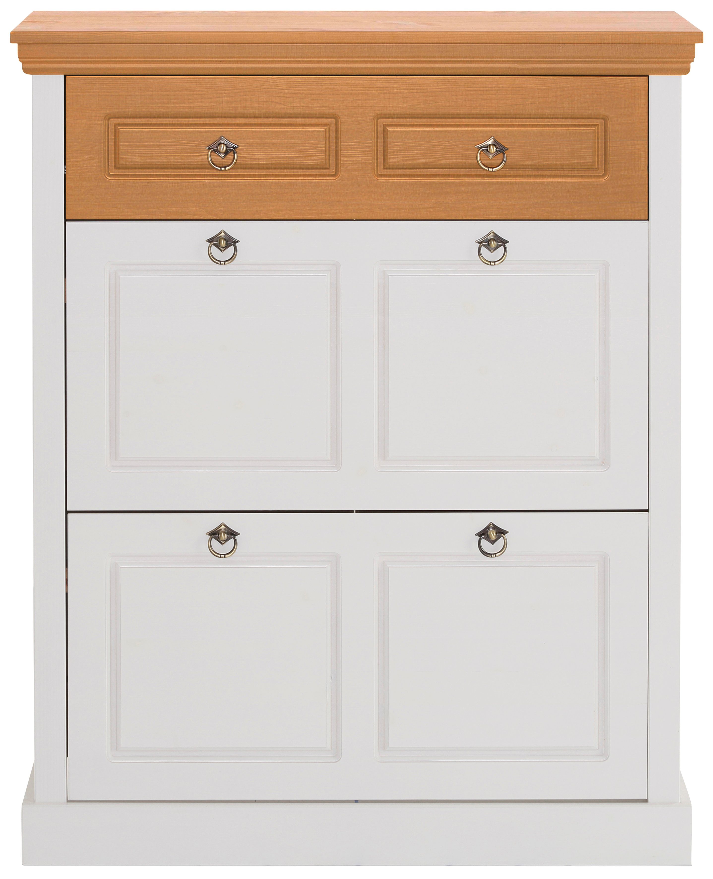 Home affaire Schuhschrank "Basilico" aus massiver Kiefer, FSC, Breite 90 cm günstig online kaufen
